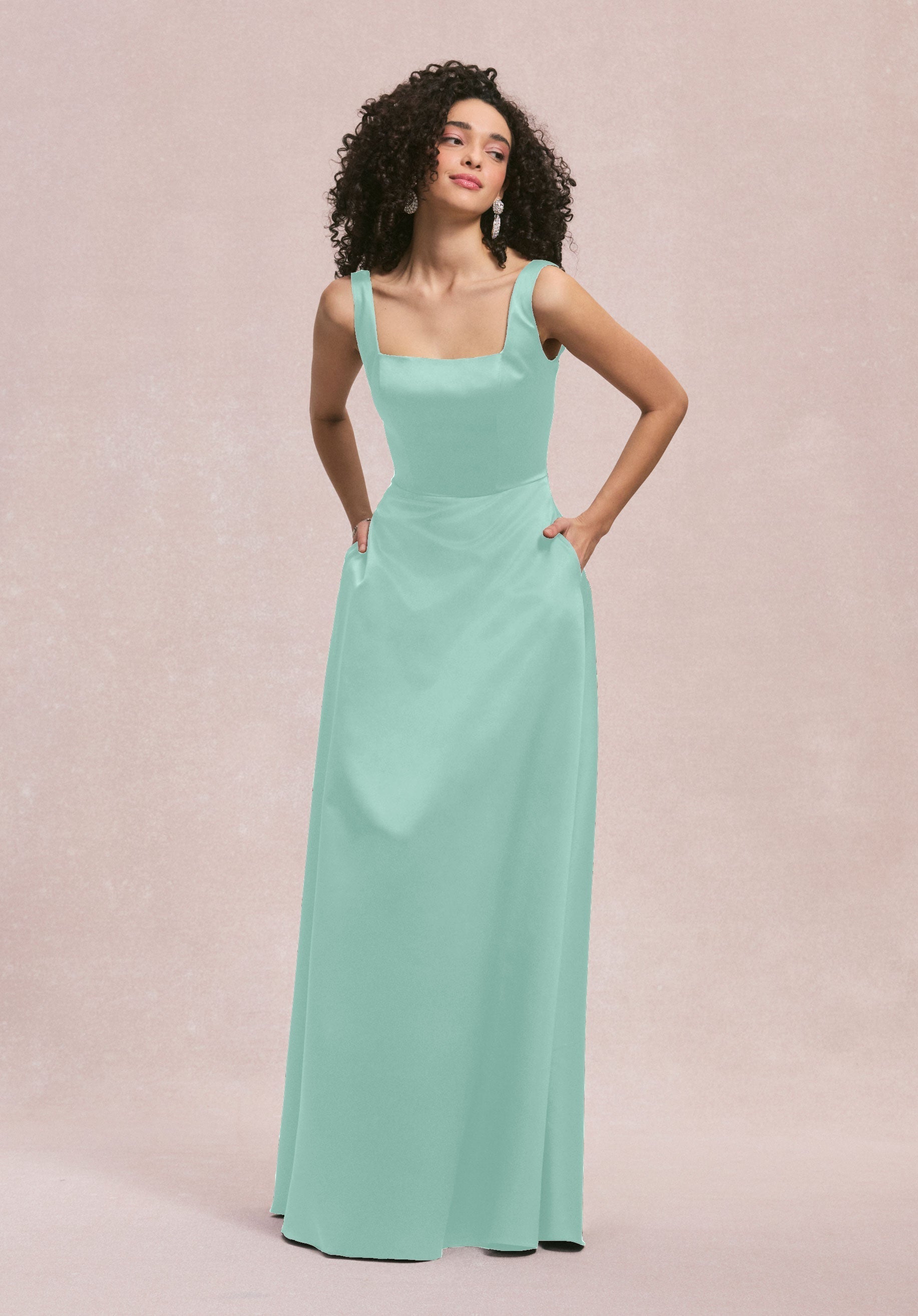 Formal Dresses Long A Line Evening Formal Dress MGNY Madeline Gardner New York 31258 Mint