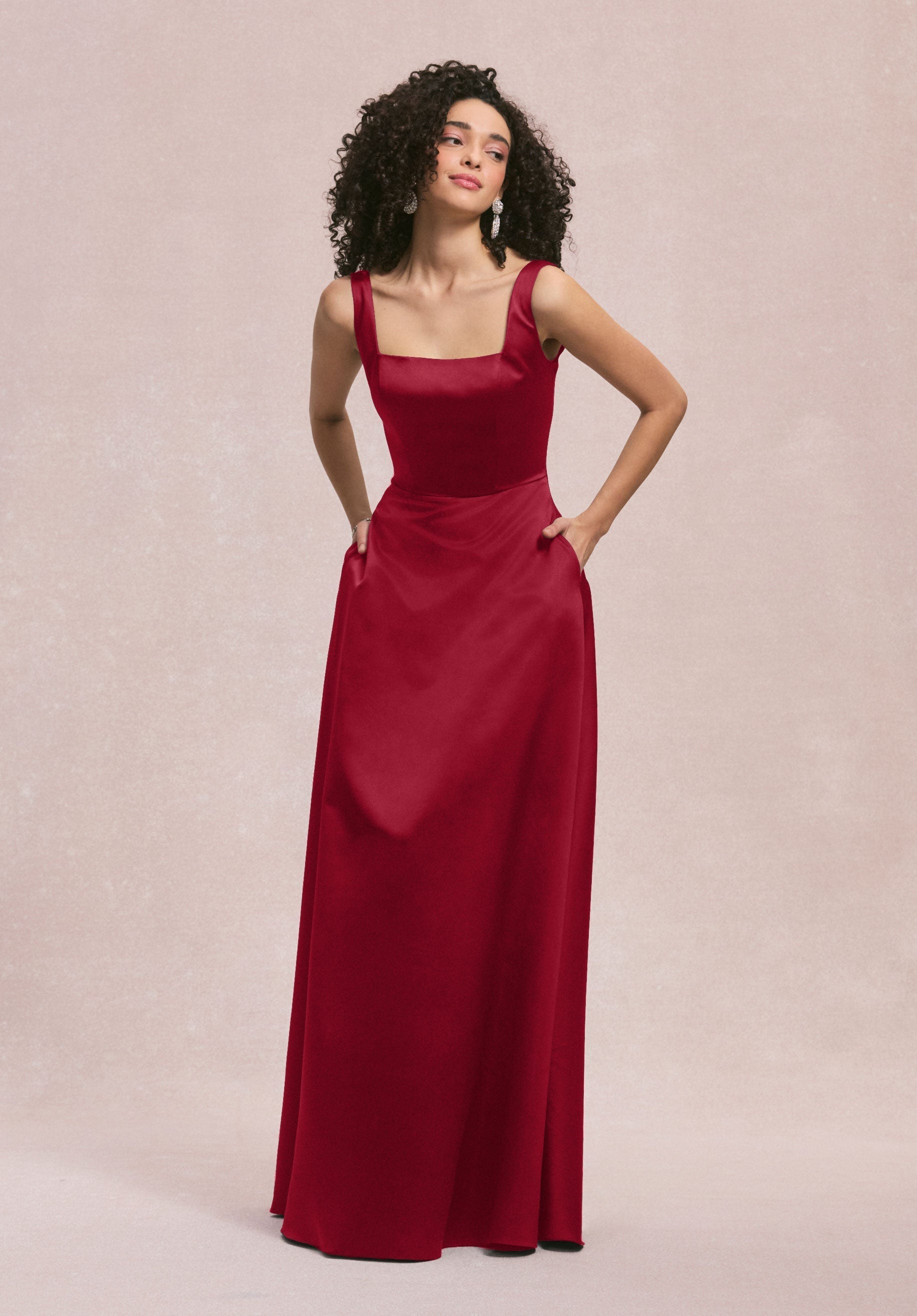 Formal Dresses Evening Formal Long A Line Dress MGNY Madeline Gardner New York 31258 Claret