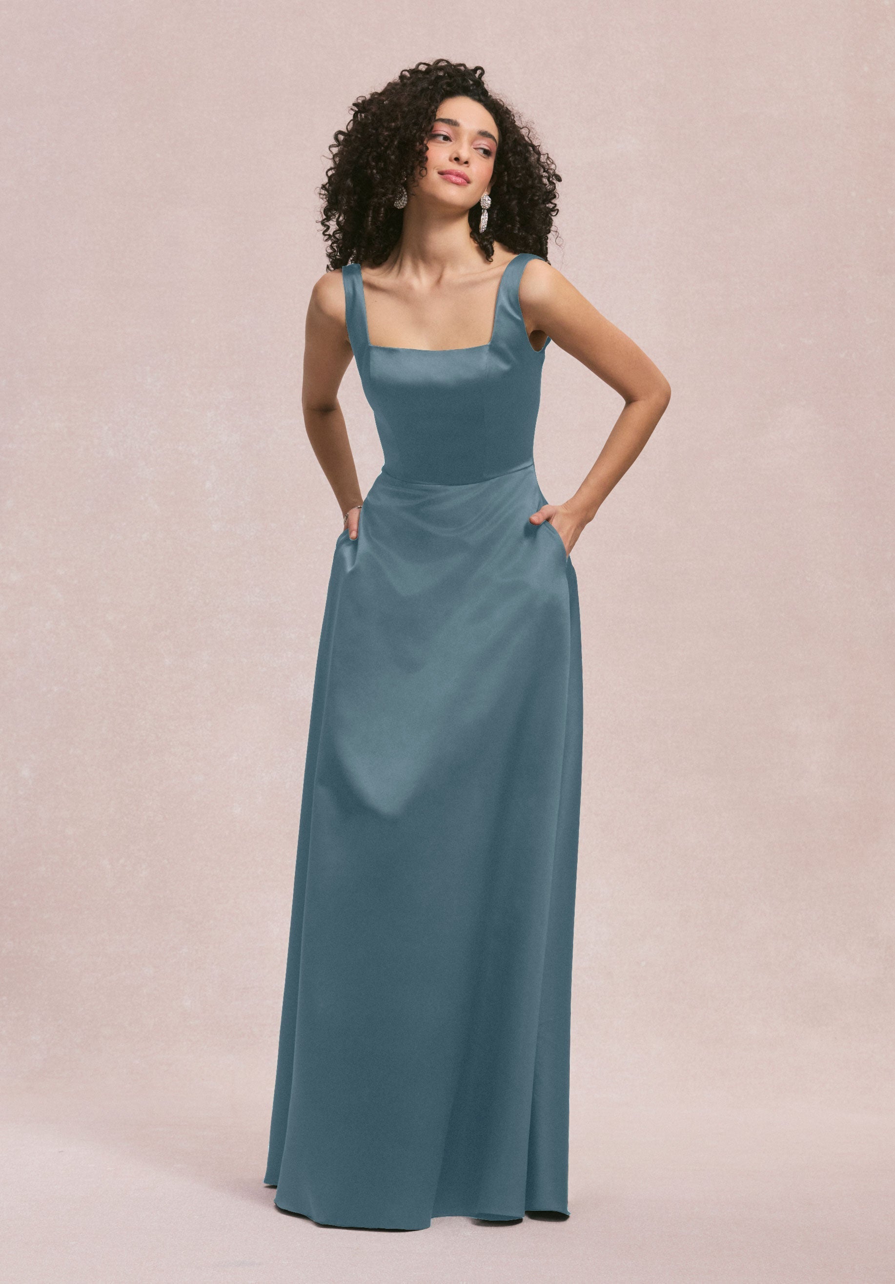 Formal Dresses Evening A Line Formal Dress MGNY Madeline Gardner New York 31258 Slate