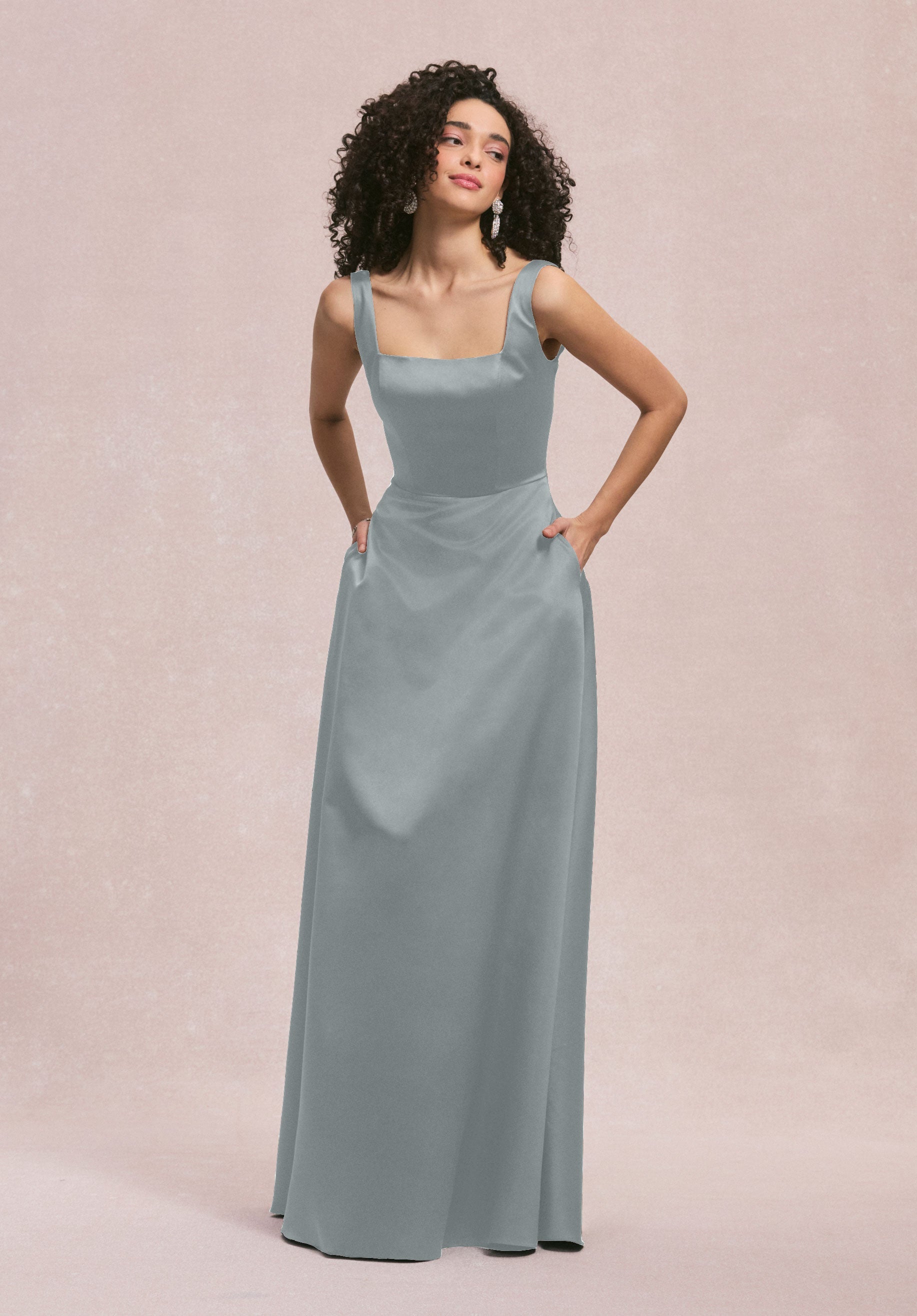 Formal Dresses Formal Evening Long A Line Dress MGNY Madeline Gardner New York 31258 Dove