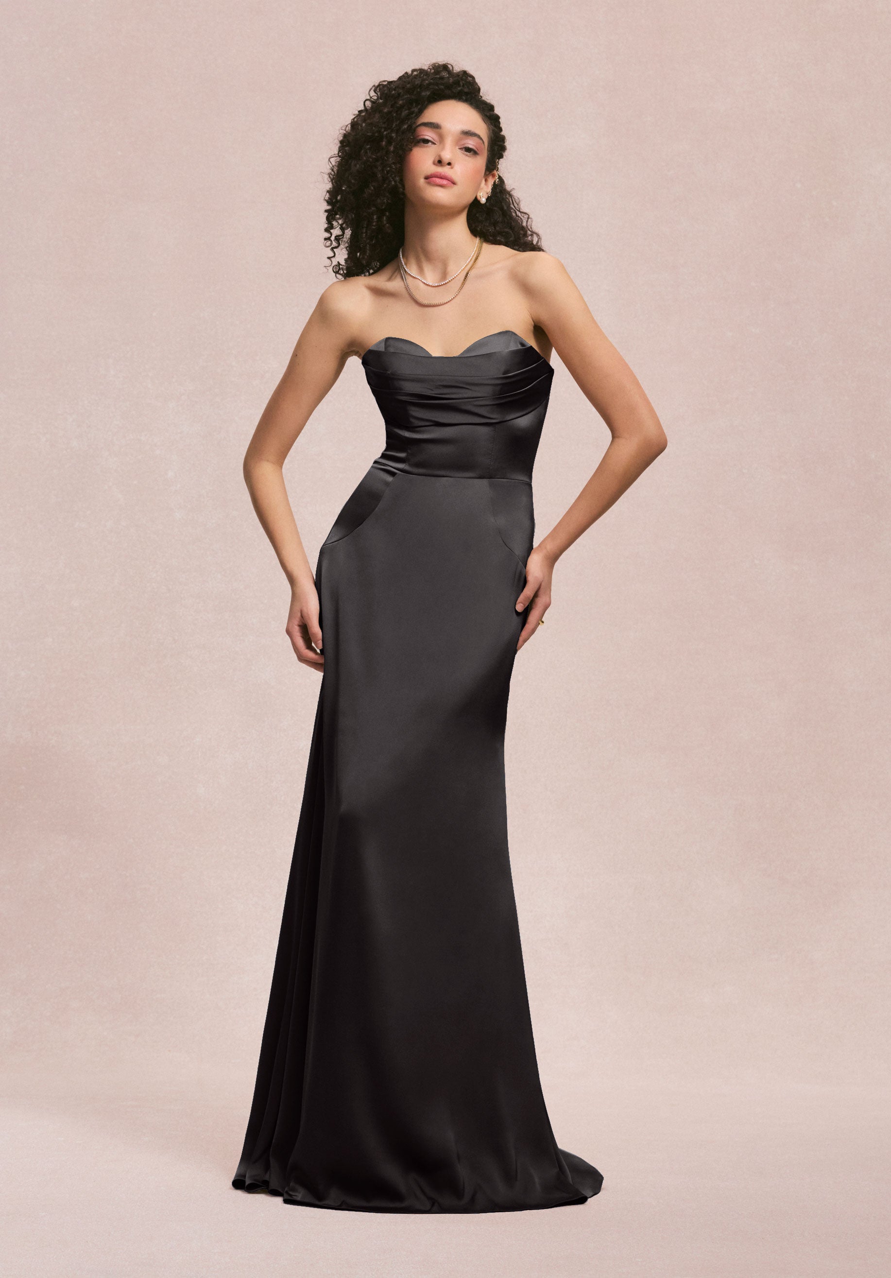 Formal Dresses Long Formal Mermaid Evening Dress MGNY Madeline Gardner New York 31259 Black