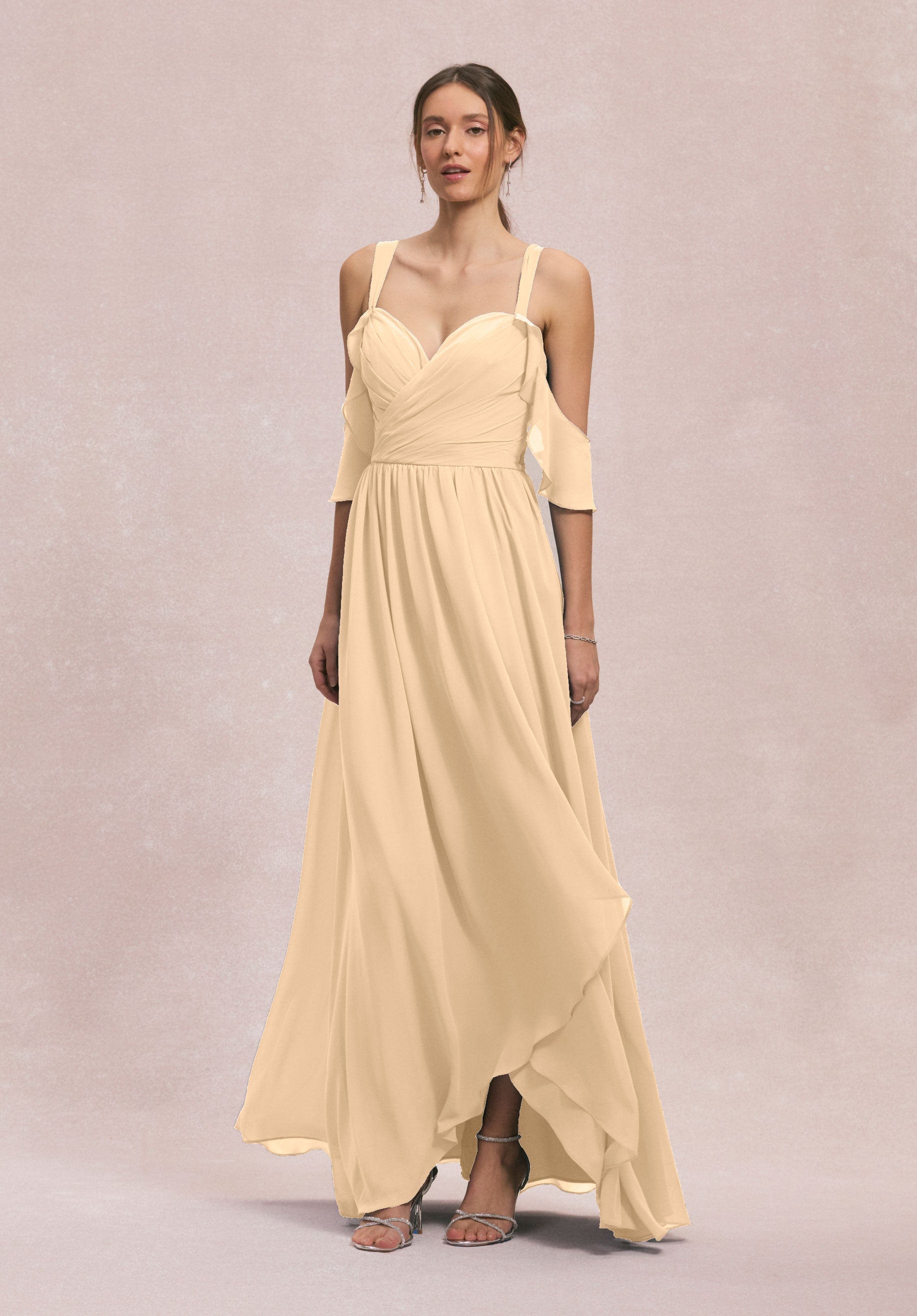 Prom Dresses Formal Long A Line Prom Dress Buttercream