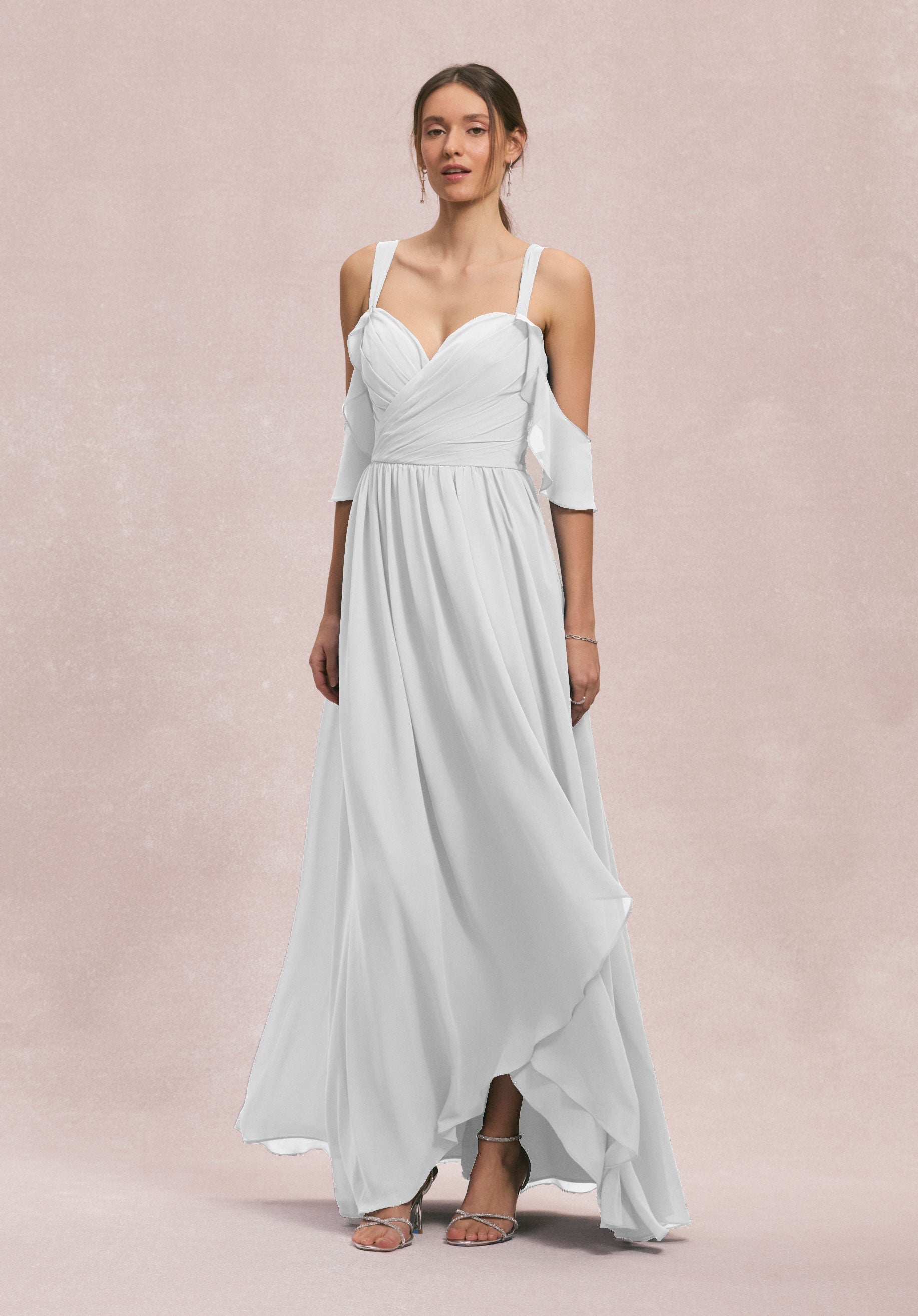 Wedding Dresses Long A Line Bridal Wedding Dress White