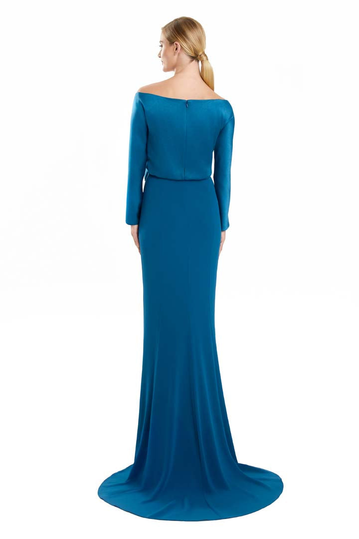 Formal Dresses Long Evening Fitted Formal Dress Teal