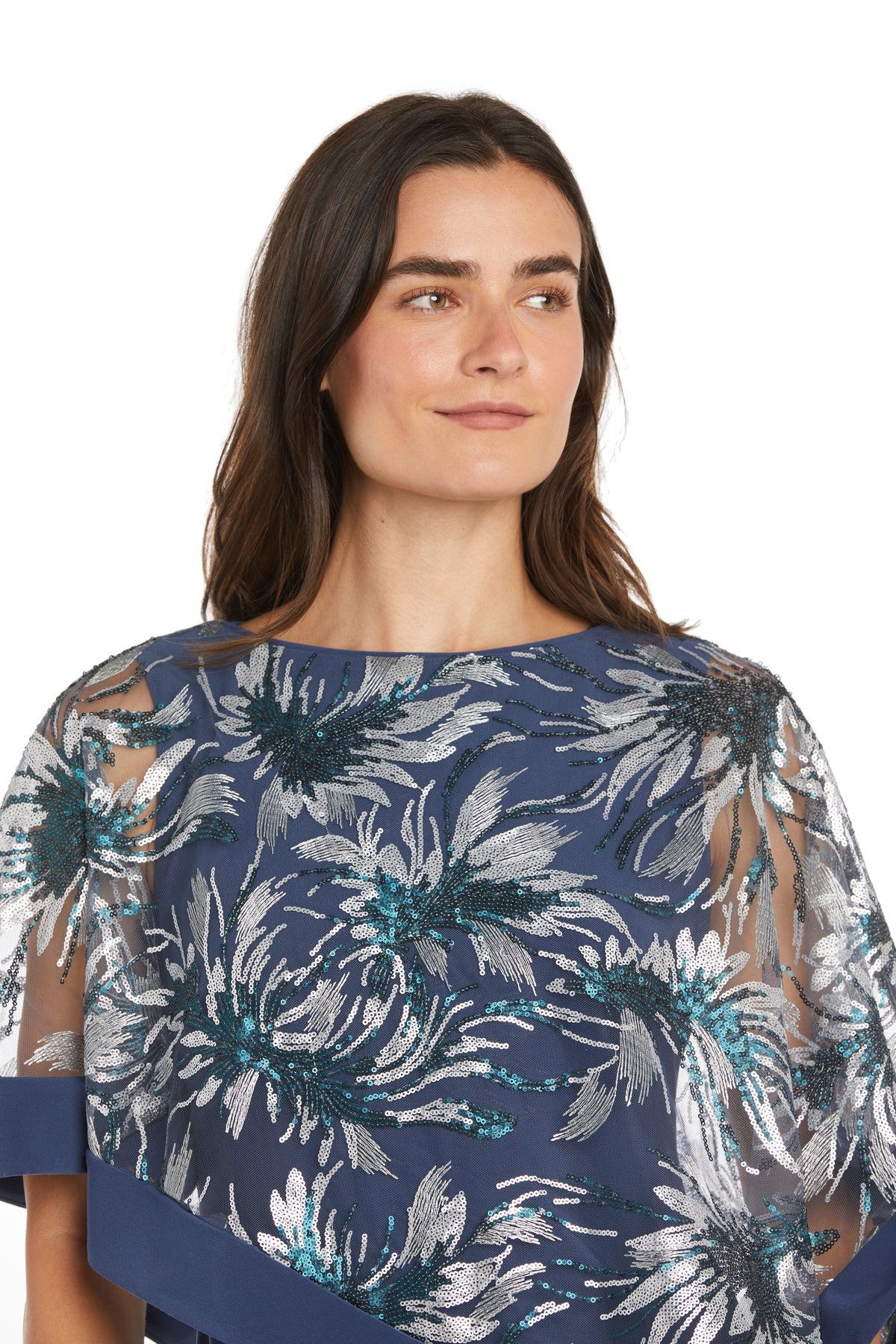 Cocktail Dresses Short Mother of the Bride Poncho Cocktail Dress Denim