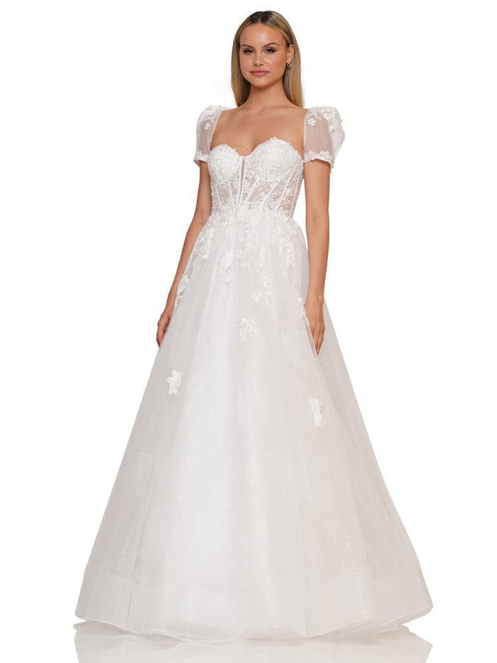 Prom Dresses Prom Long Strapless Sweetheart Bolero Ball Gown Off-white