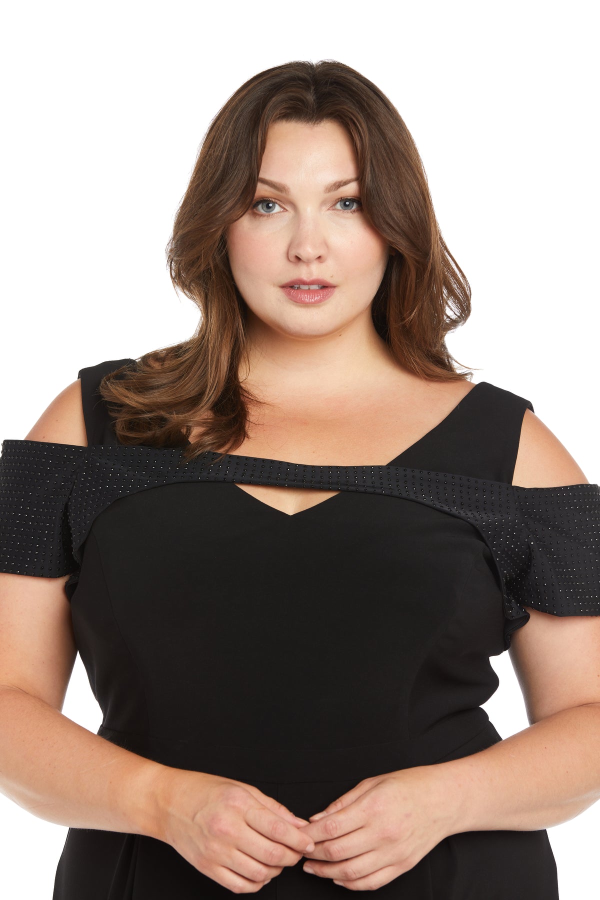 Jumpsuit Long Formal Jumpsuit Plus Size Black