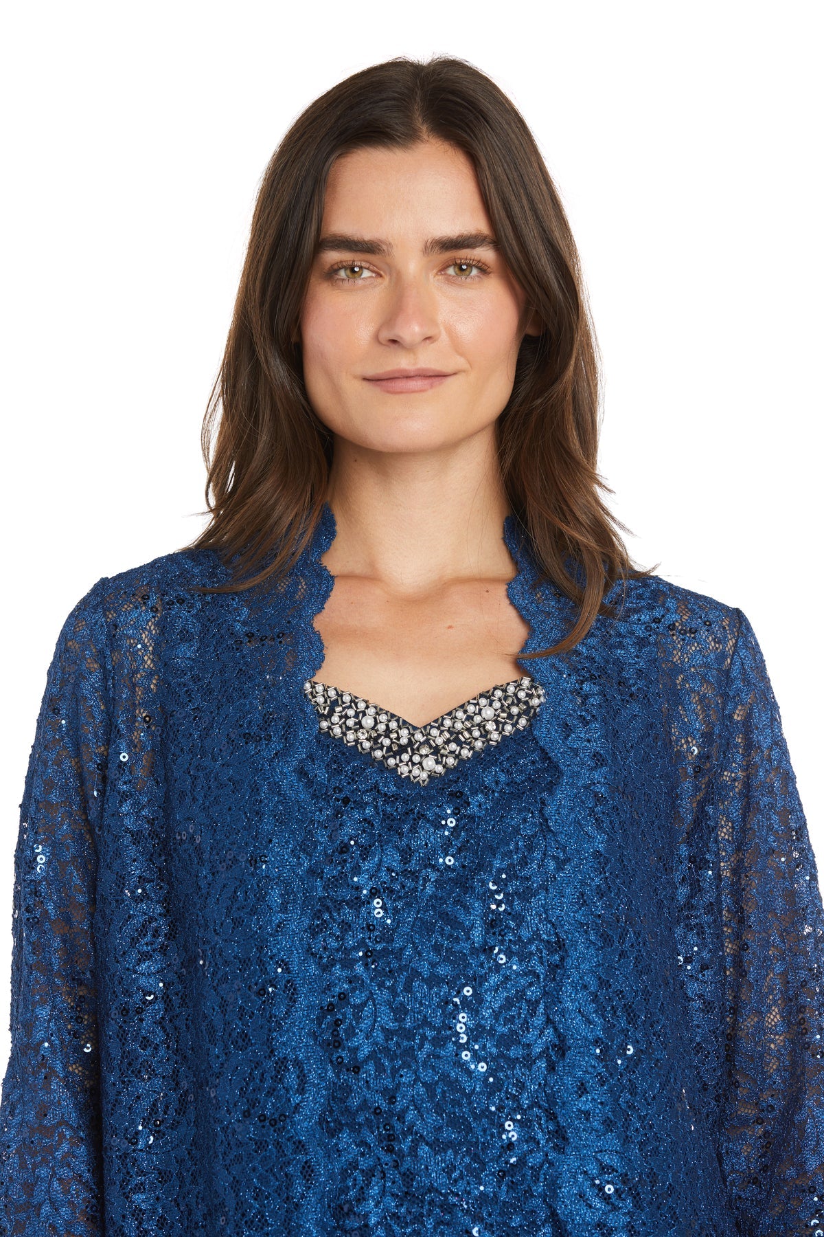 Pant Suit Long Sequin Pantsuit Dress Peacock