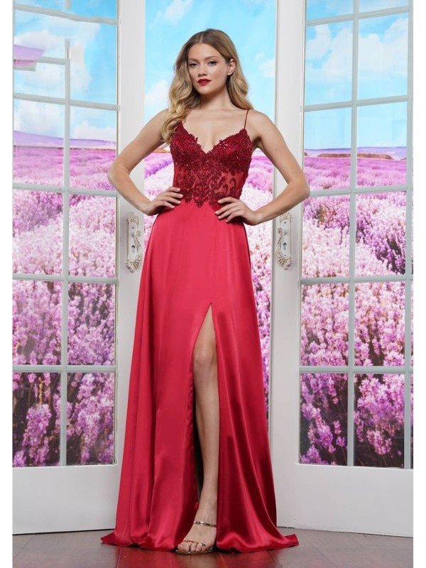 Prom Dresses Evening Long Formal Prom Dress Wine