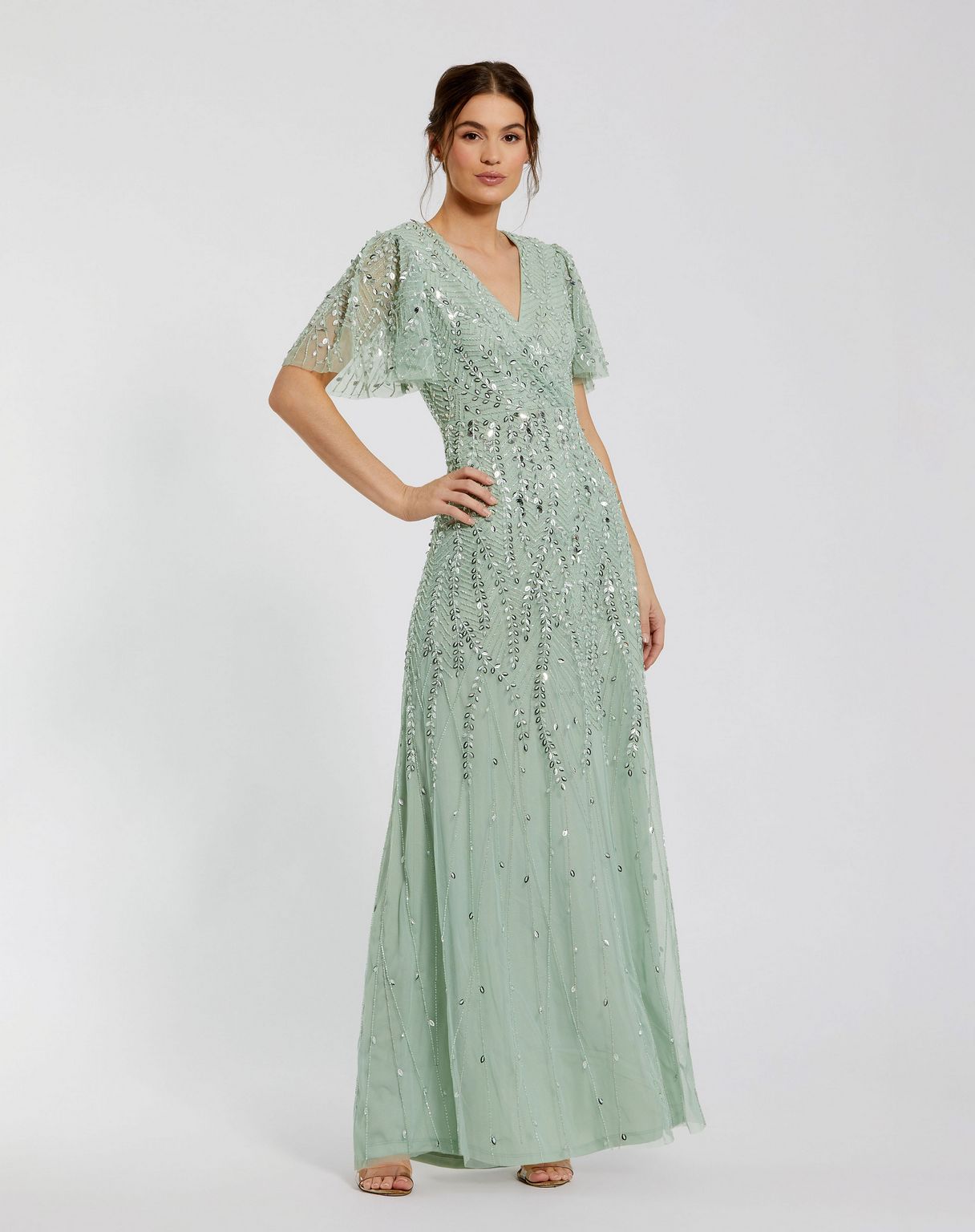 Mac Duggal 35109 Long Mother of the Bride Dress