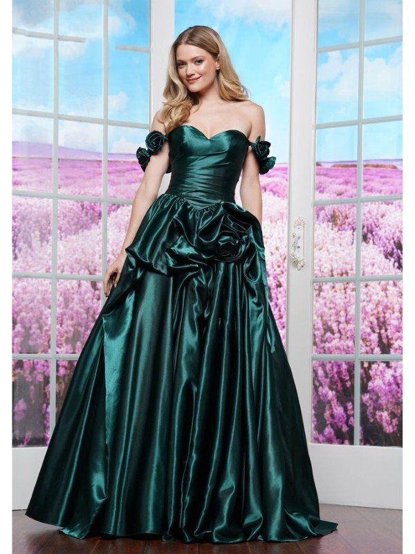 Prom Dresses Long Ball Gown Formal Evening Prom Dress Deep Green