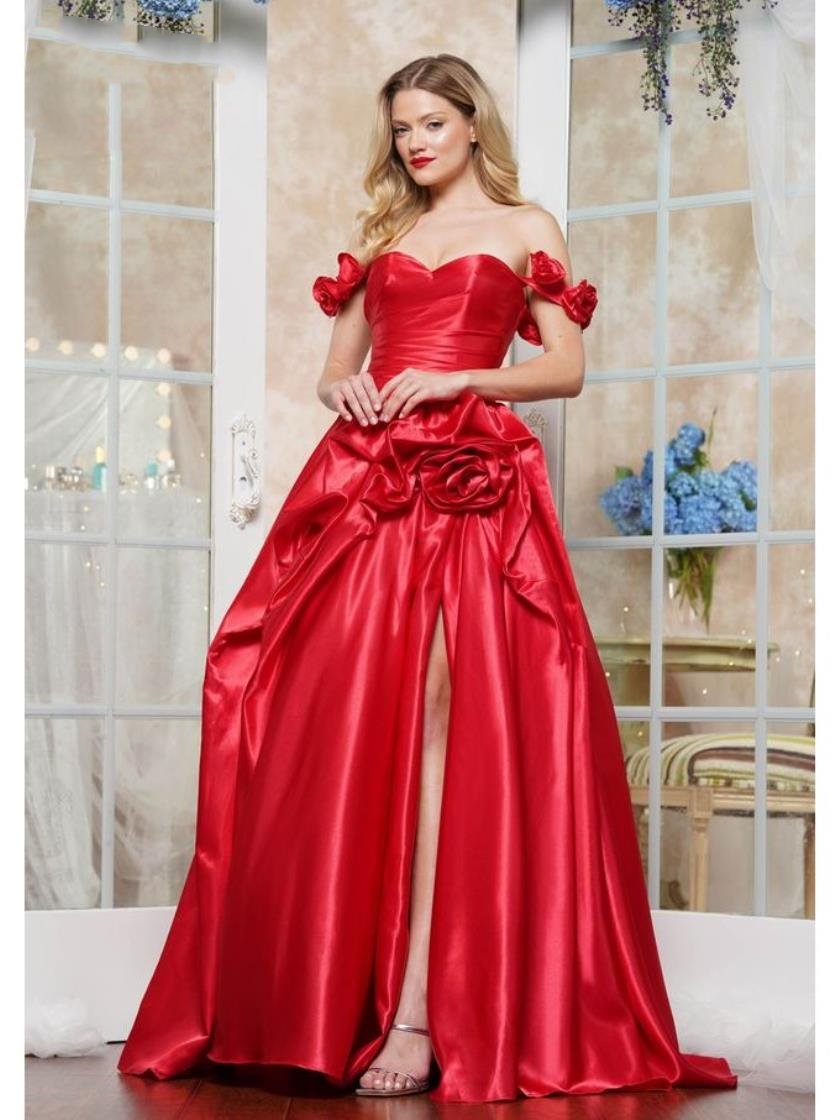 Prom Dresses Long Ball Gown Formal Evening Prom Dress Red