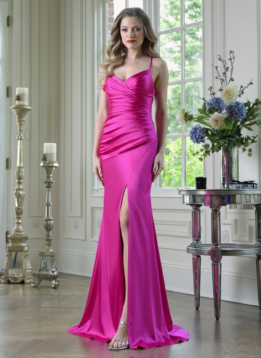 Prom Dresses Formal Long Evening Prom Dress Fuchsia