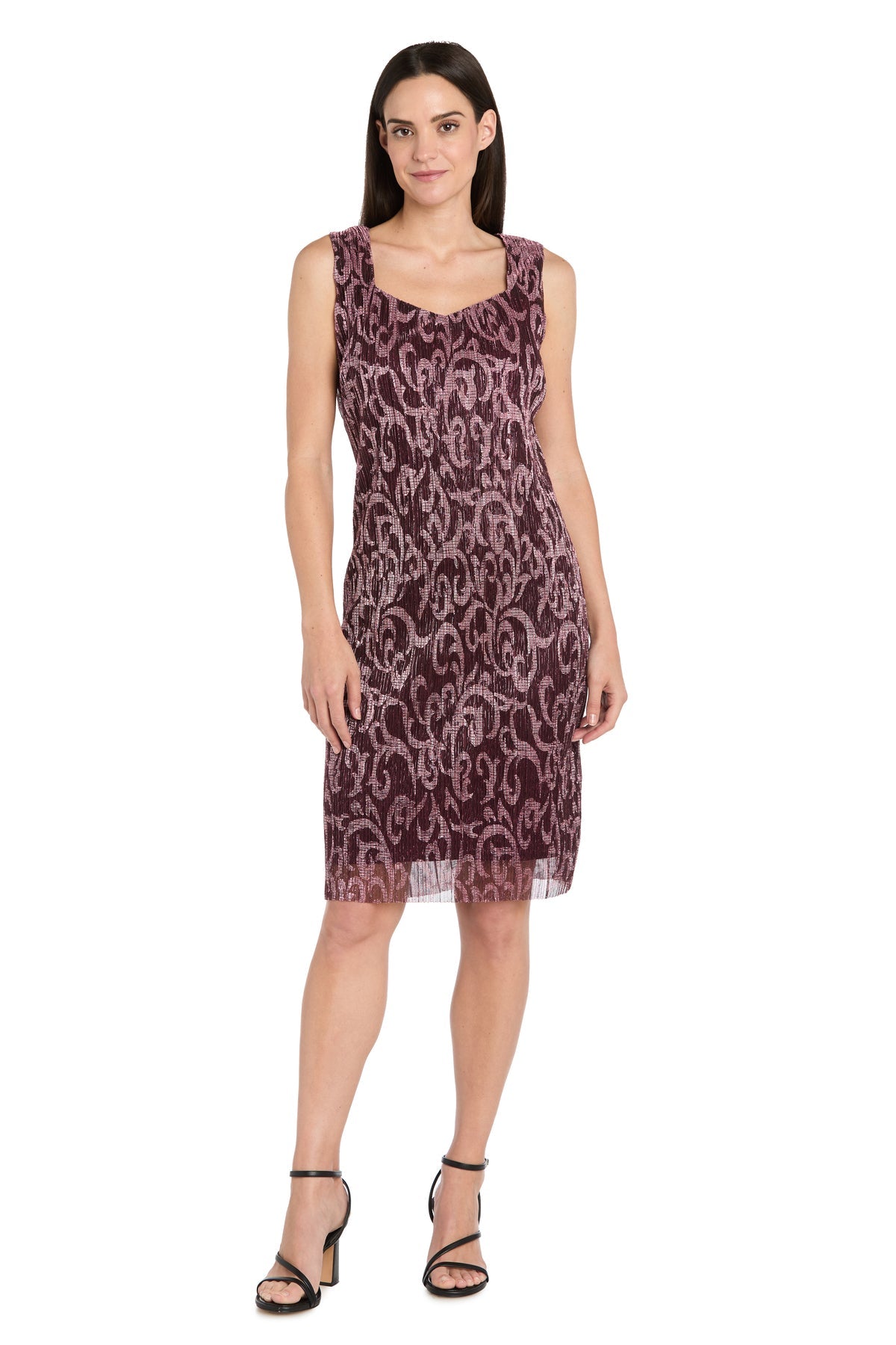 Cocktail Dresses Short A Line Cocktail Dress Merlot/Rose