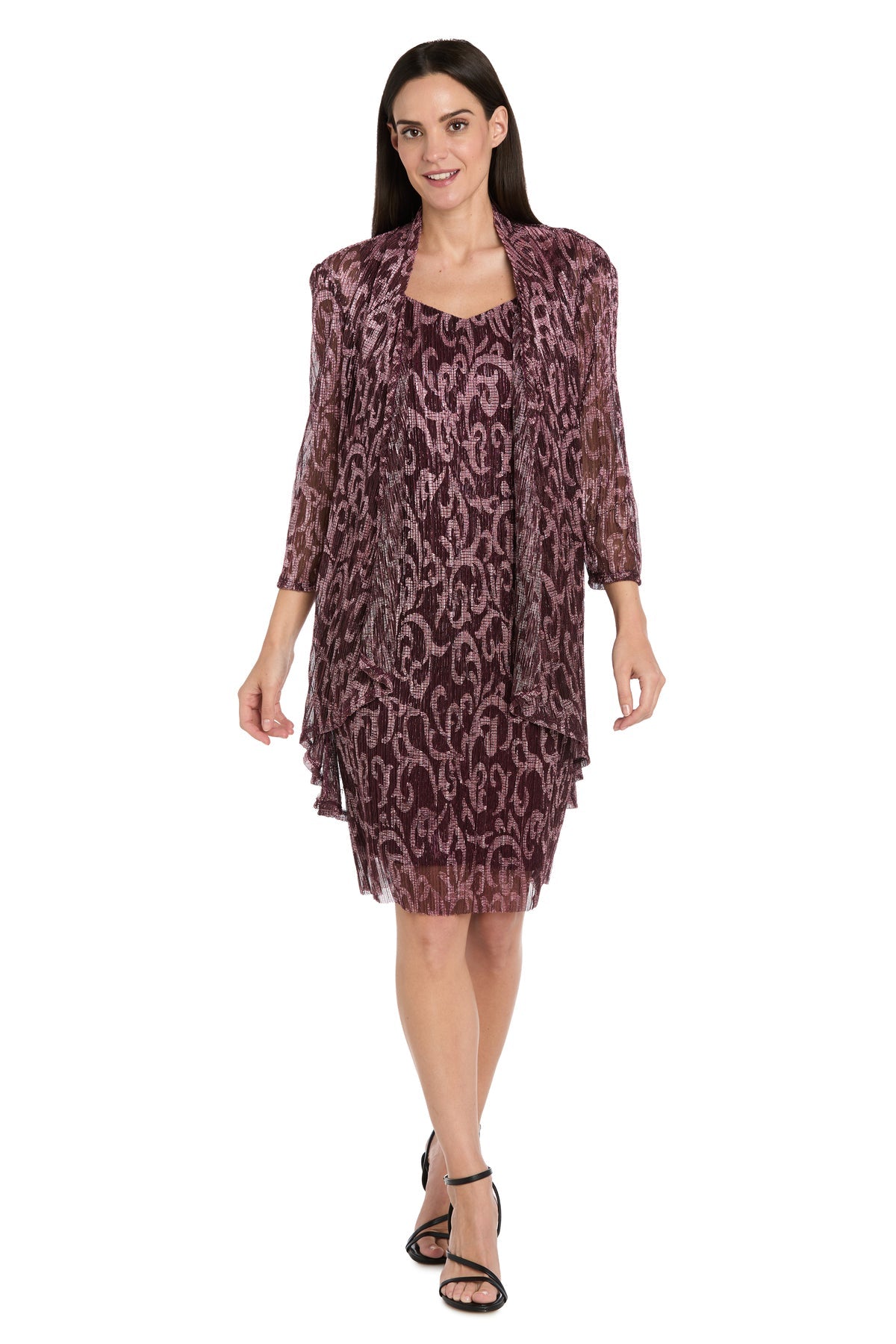 Cocktail Dresses Short A Line Cocktail Dress Merlot/Rose