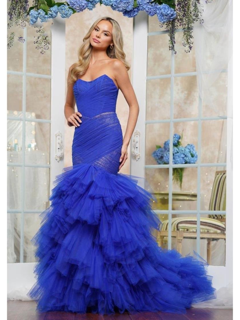 Prom Dresses Long Fitted Formal Long Dress Royal
