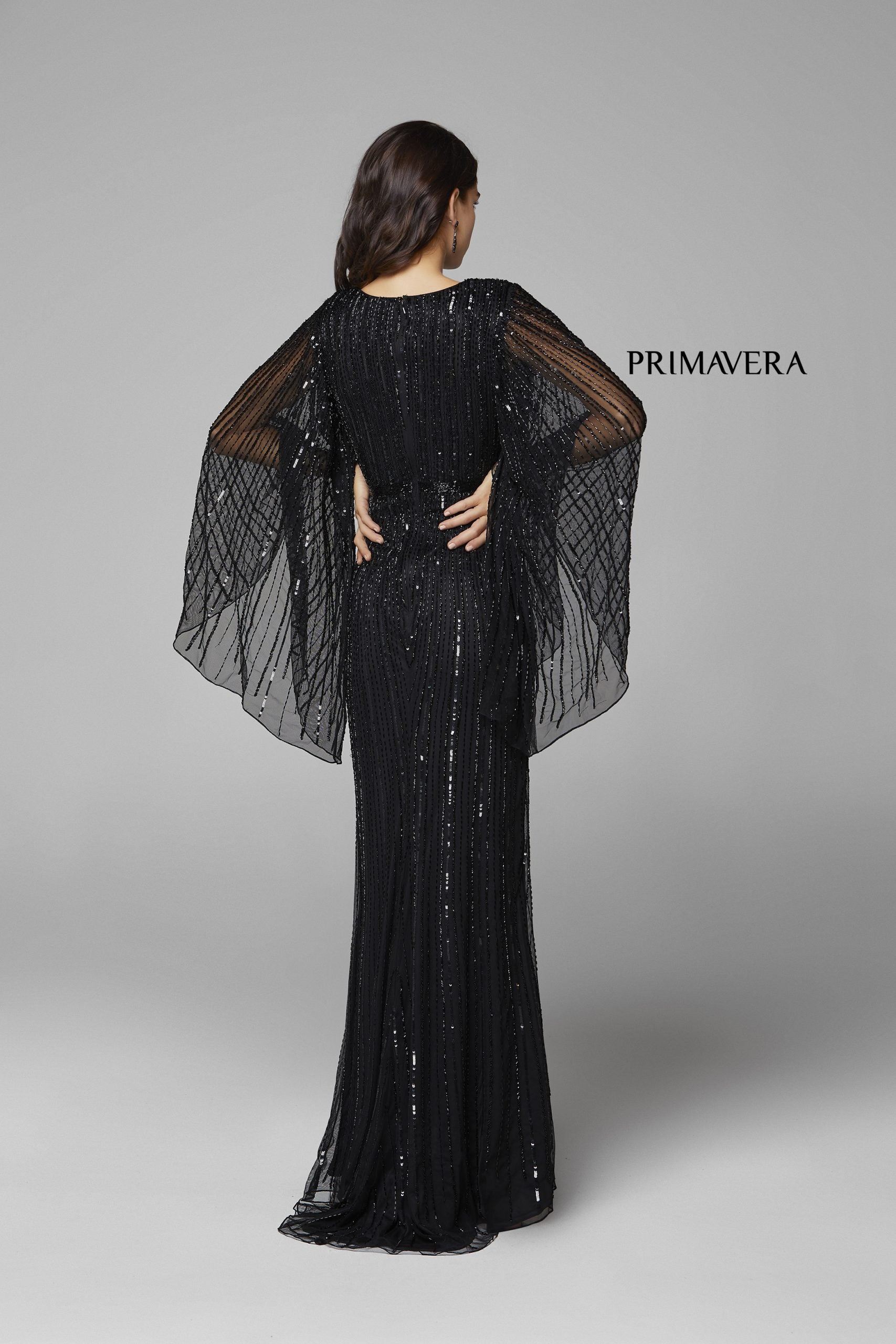 Mother of the Bride Dresses Formal Mother of the Bride Long Fitted Dress Primavera Couture 3672 Black