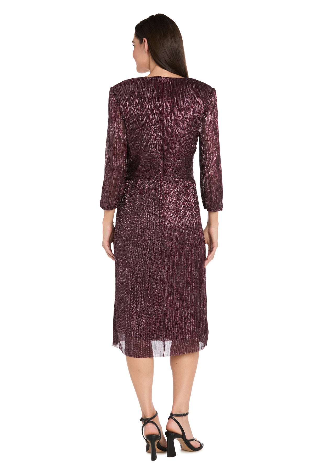 Homecoming Dresses Homecoming Short Metallic Cocktail Dress Merlot