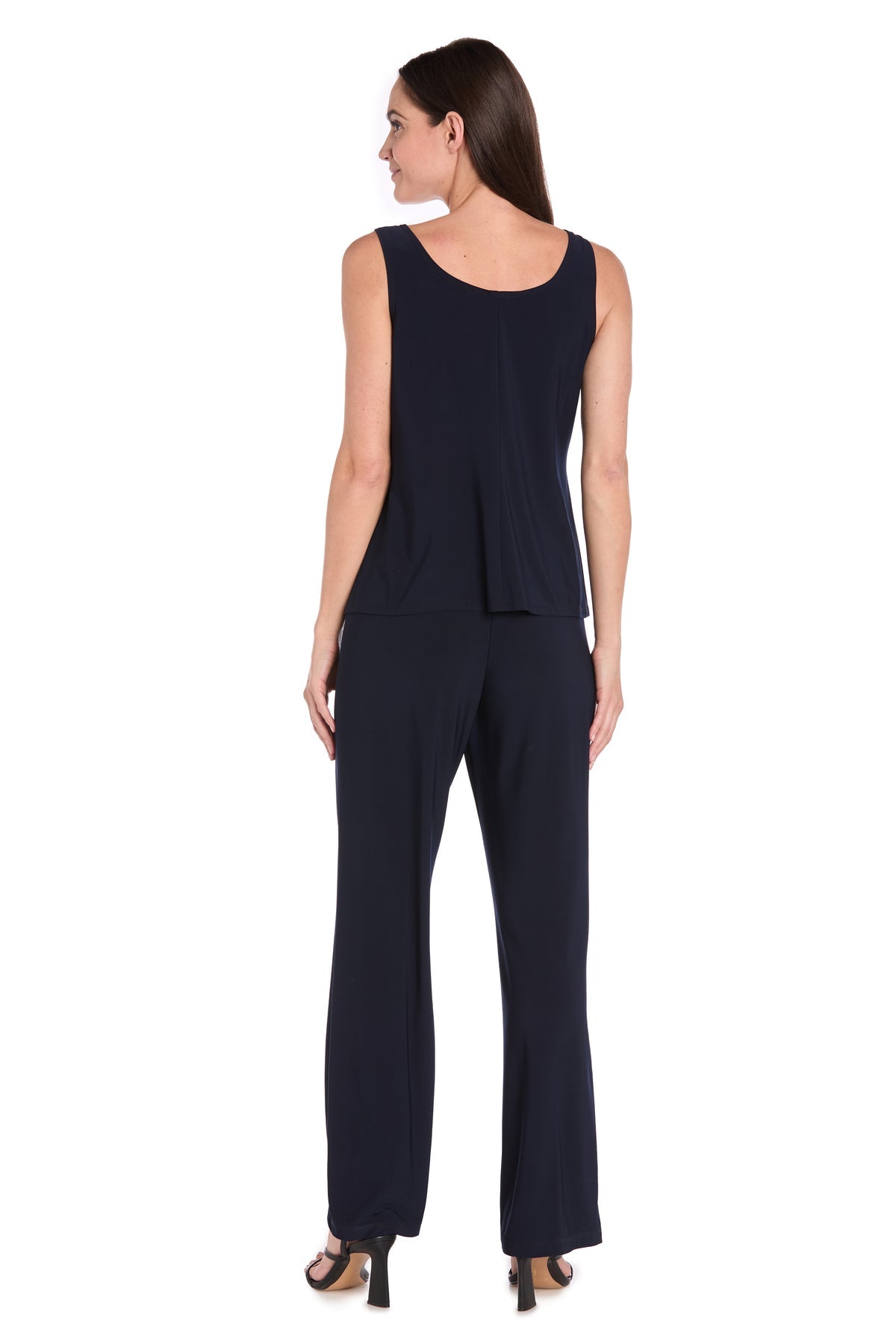 Pant Suit Long Formal Jacket Floral Pant Suit Navy/Wine