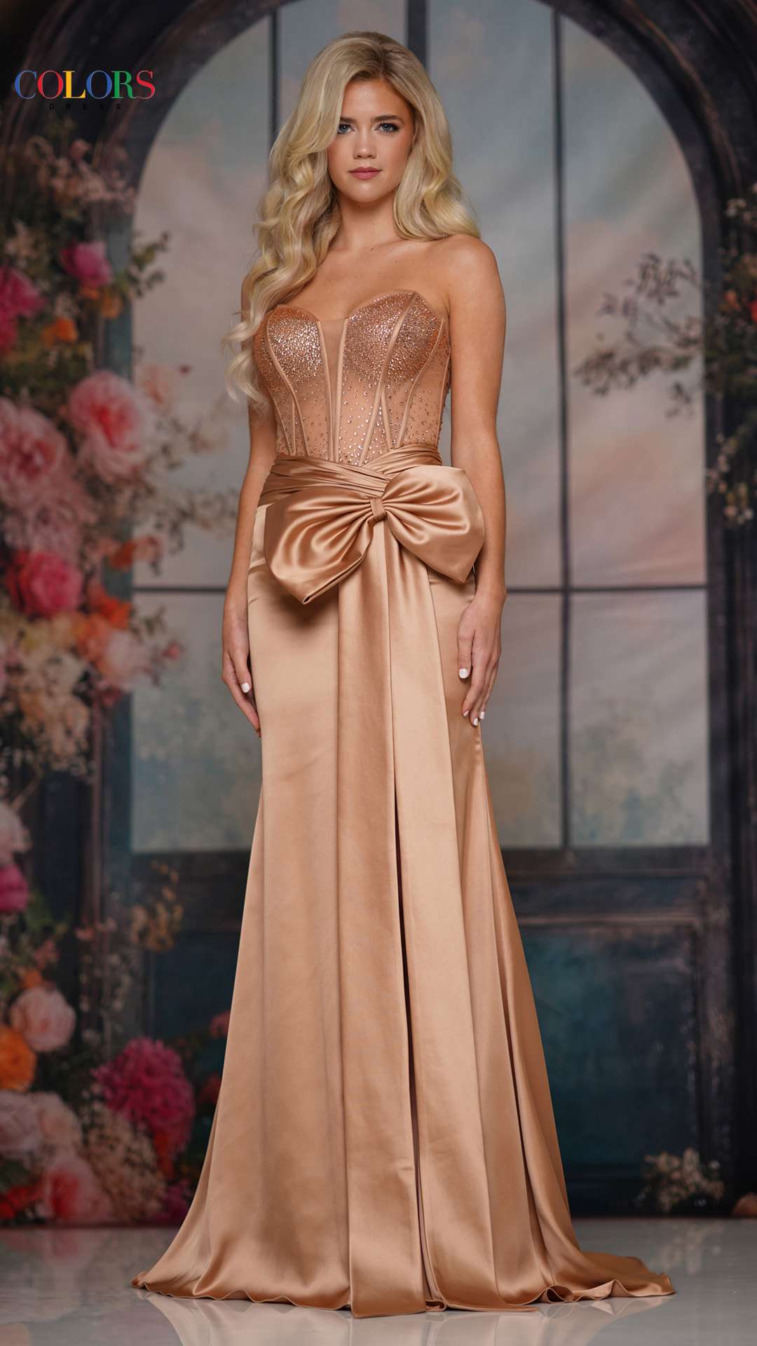Prom Dresses Long Formal Fitted Beaded A Line Glitter Prom Dress Antique Gold