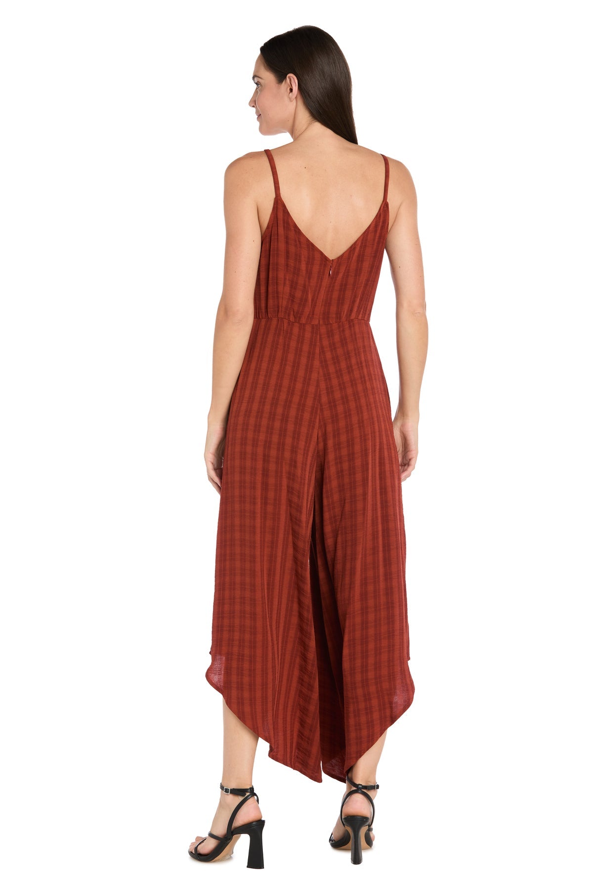 Jumpsuit Midi Length Short Fitted Jumpsuit Spice