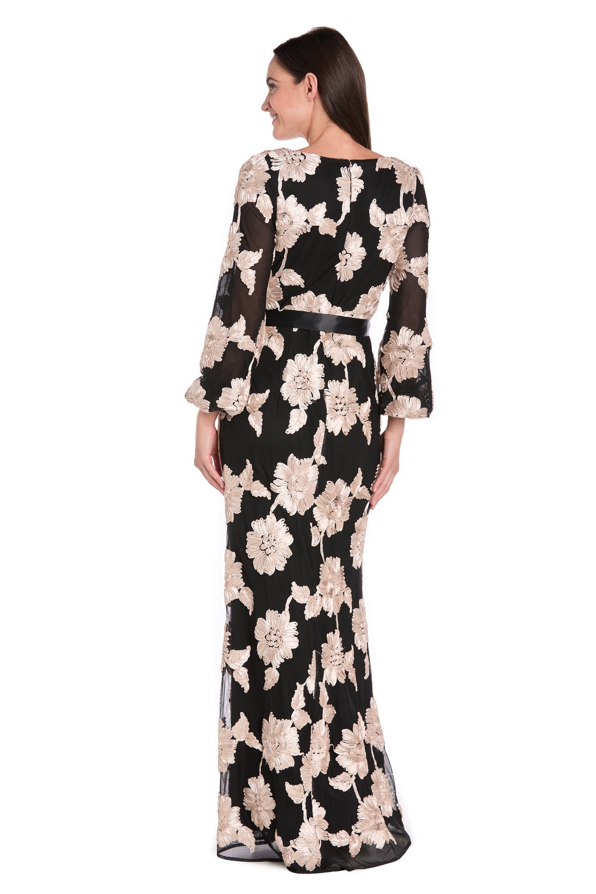 Mother of the Bride Dresses Formal Long Mother of the Bride Petite Dress Black/Champagne