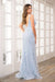 Prom Dresses Prom Beaded Long Dress Light Blue