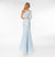 Prom Dresses Two Piece Long Prom Dress Light Blue