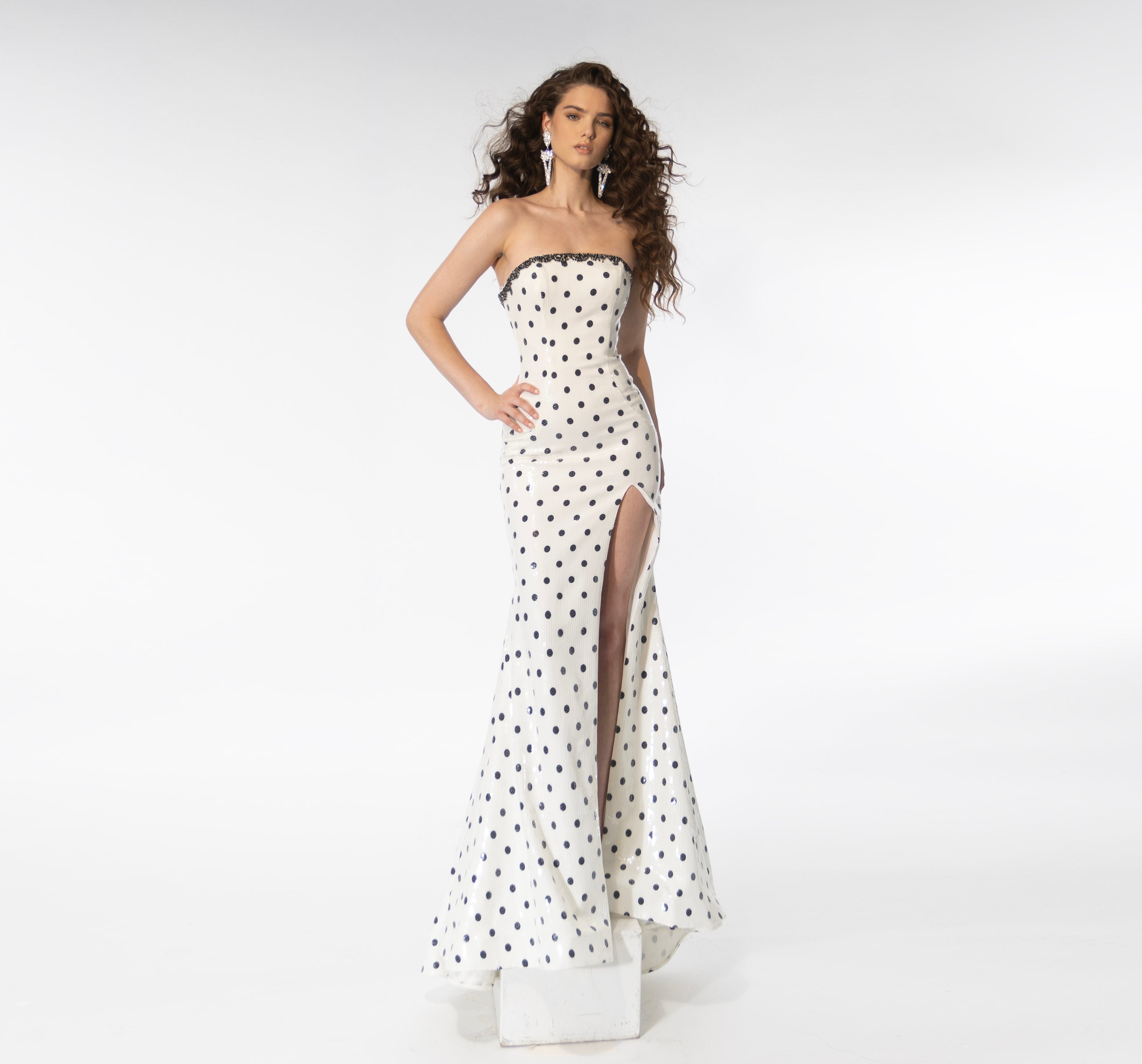 Prom Dresses Long Formal Fitted Prom Dress White