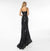 Prom Dresses Long Fitted Sequins Prom Dress Black