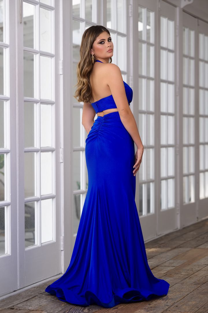 Prom Dresses Prom Long Fitted Dress Cobalt