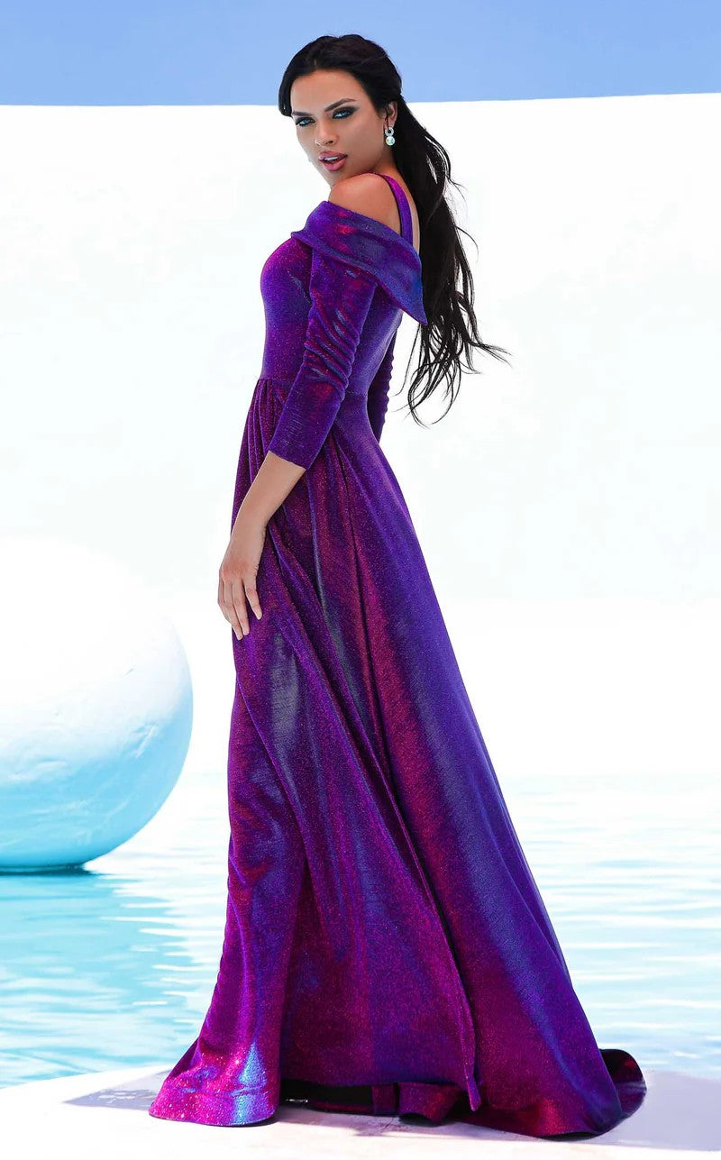 Prom Dresses Long Formal A Line Prom Evening Dress Purple