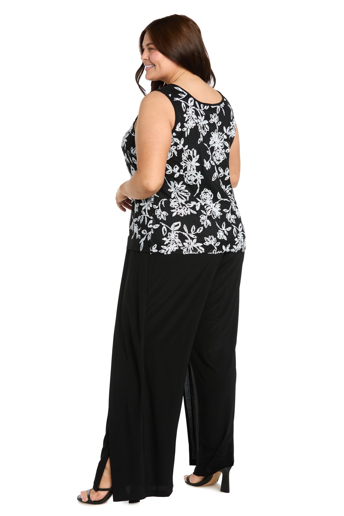 Scoop Floor-Length Jersey Formal Two-Piece R&M Richards 3930W