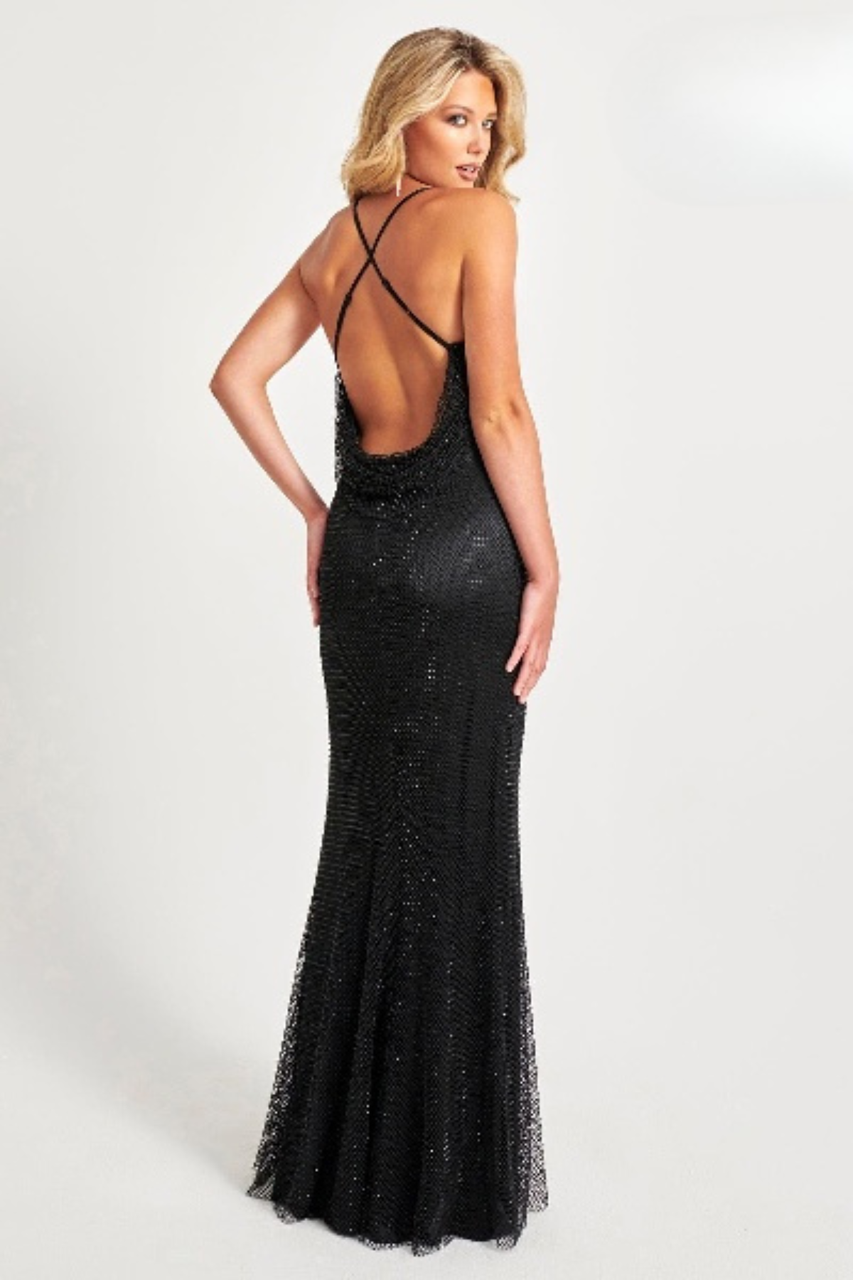 Prom Dresses Fitted Prom Long Formal Evening Dress Black