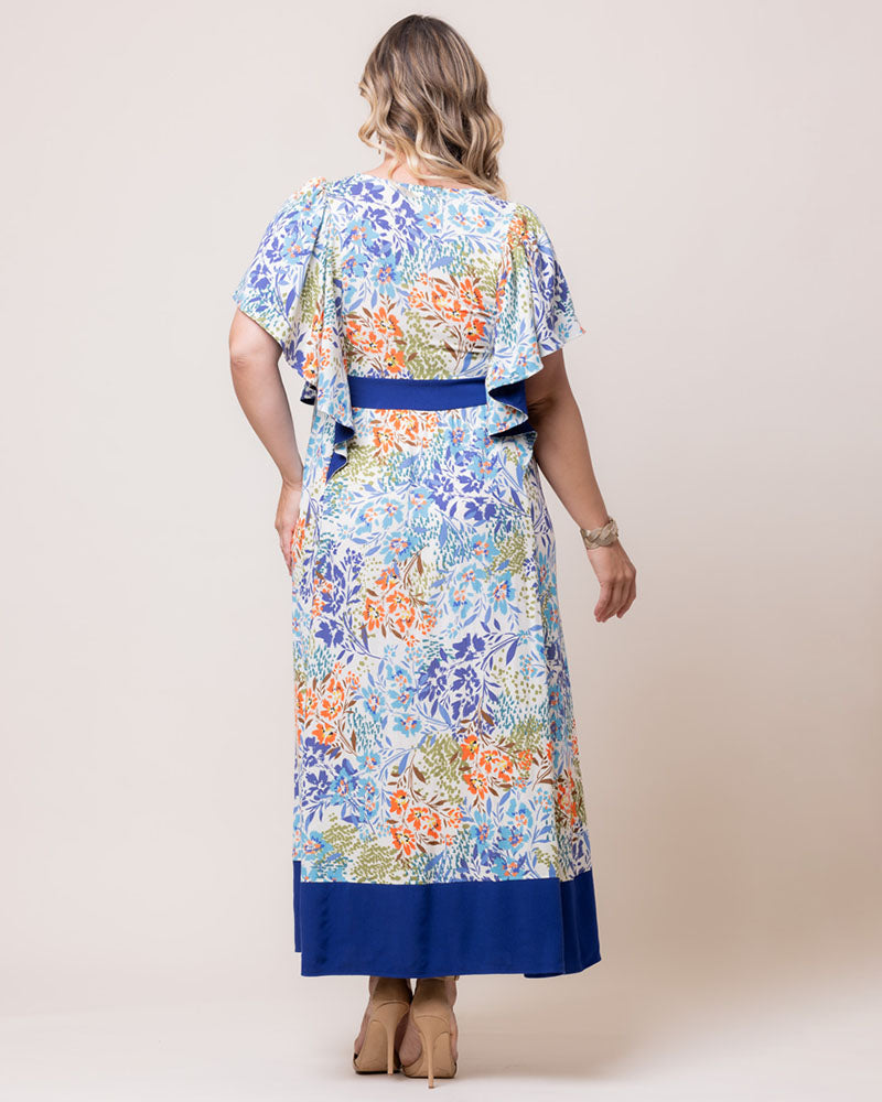 Plus Size Dresses Print Formal Prom Plus Size Long Dress Kiyonna 12242902 Mixed Mosaic Print