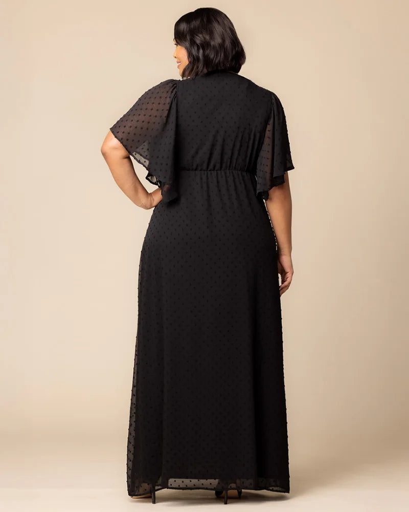 Plus Size Dresses Long Formal Mother of the Bride Plus Size Dress Kiyonna 13212904 Onyx