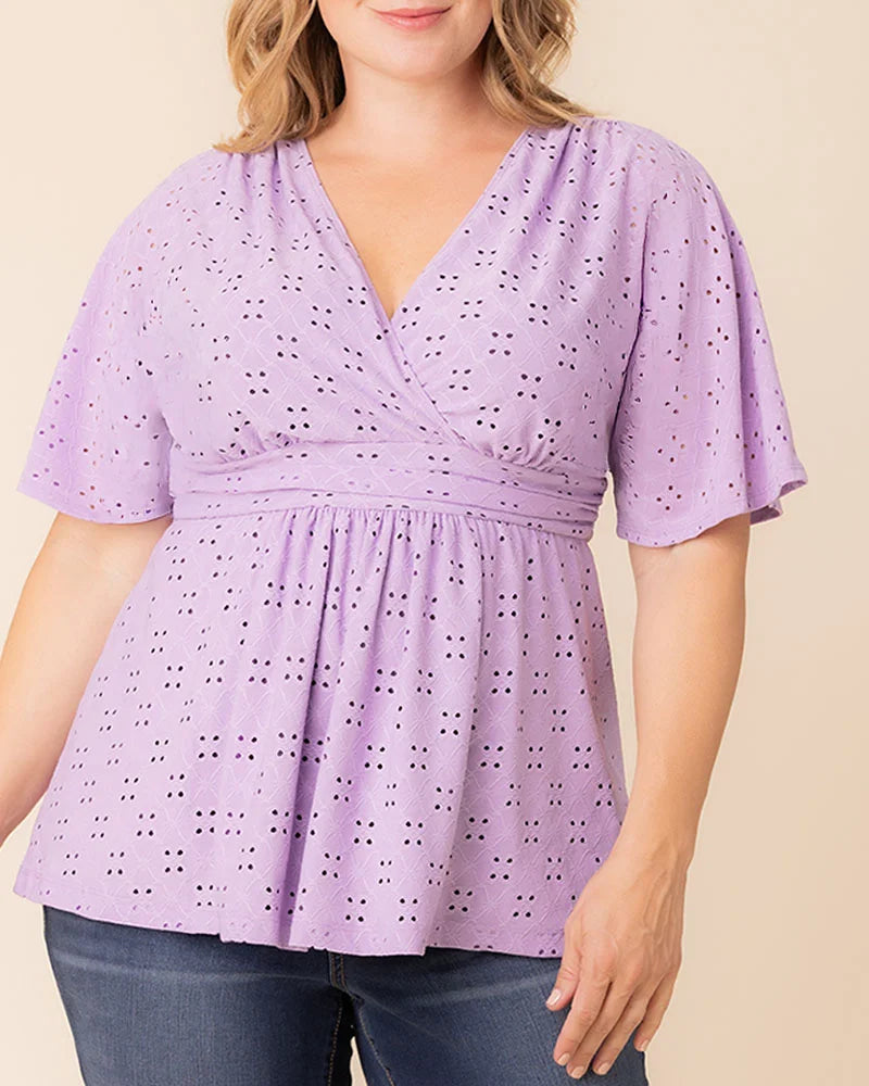 Top Formal Evening Top Kiyonna 22252102 Lilac