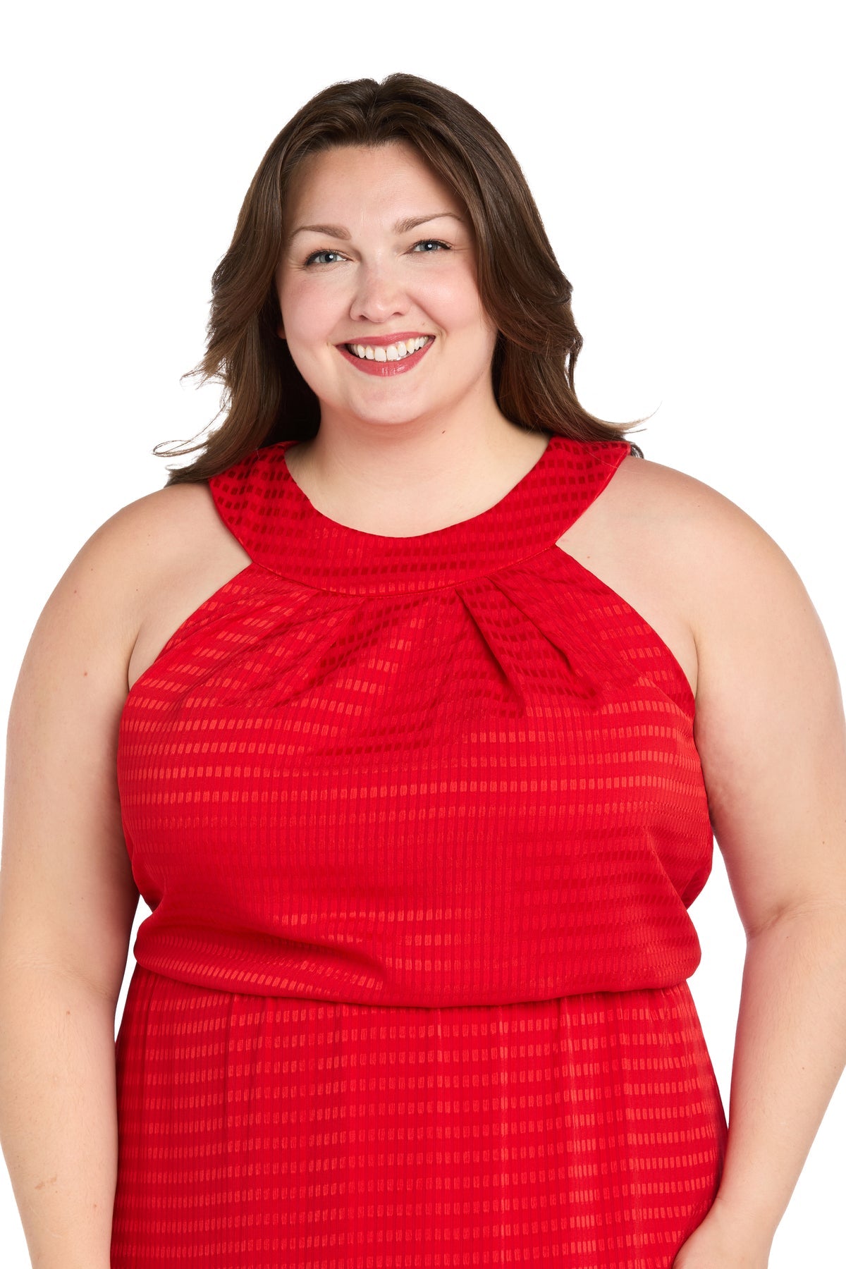 Plus Size Dresses Long Prom Formal Dress R&M Richards 4086W Scarlet