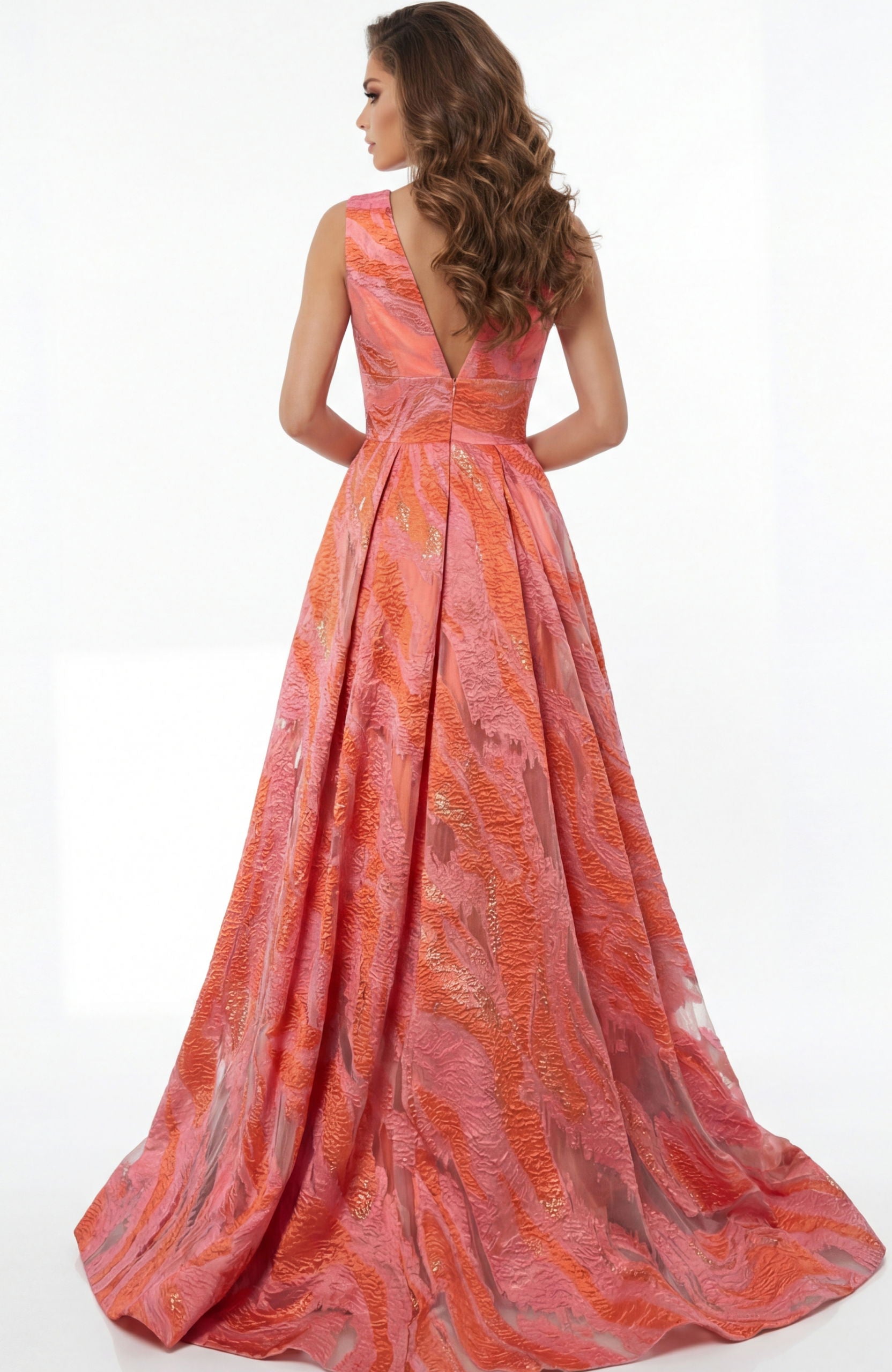 Prom Dresses A Line Formal Long Evening Prom Dress Jovani 41136 Coral