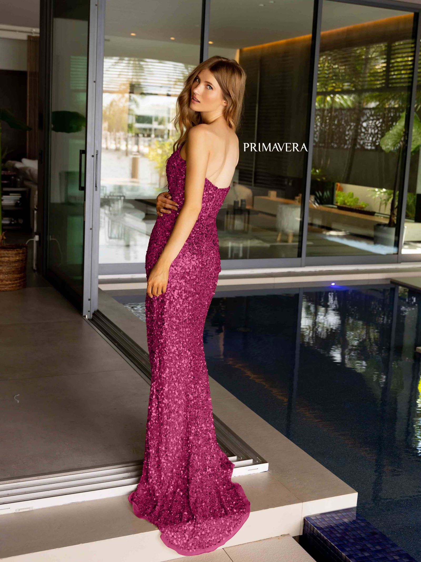 Prom Dresses Long Formal Fitted Sequin Prom Dress Grape