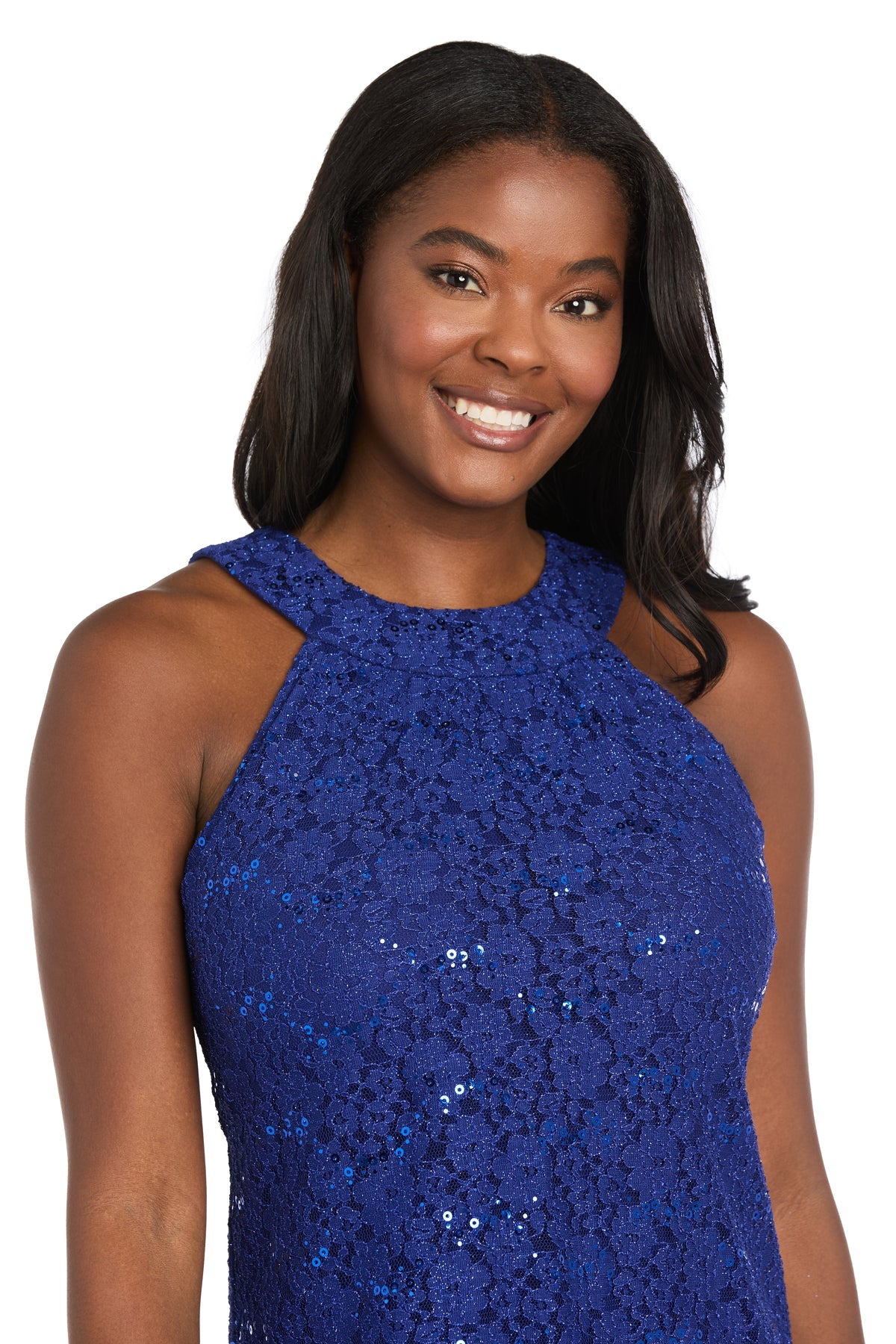 Jumpsuit Glitter Formal Long Jumpsuit Indigo