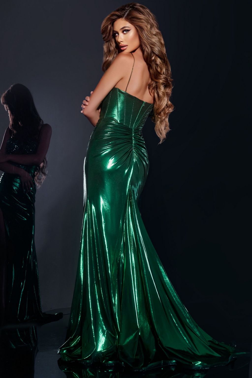 Prom Dresses Evening Long Formal Fitted Prom Dress Green