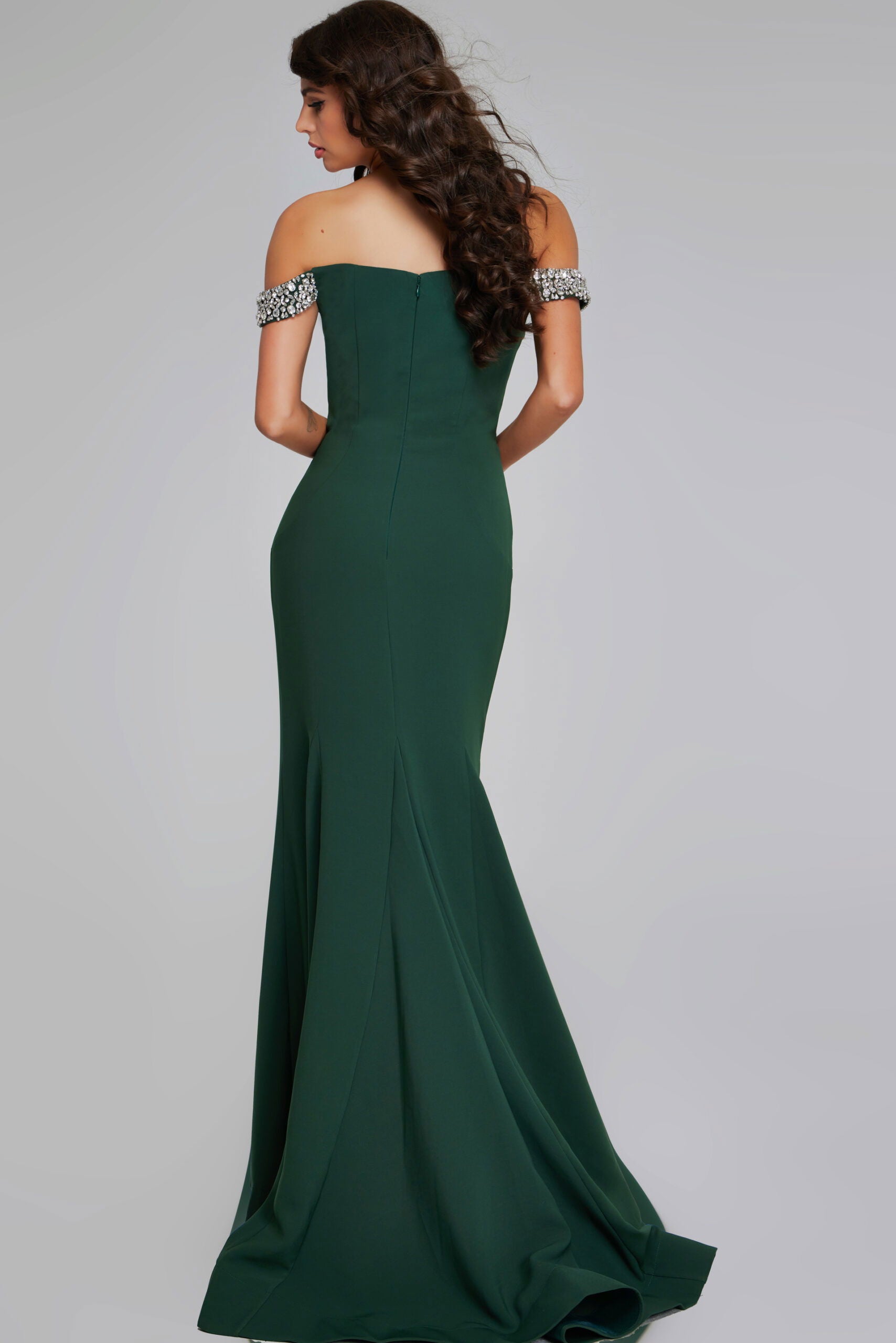 Prom Dresses Long Beaded Formal Prom Mermaid Dress Jovani 42394 Hunter