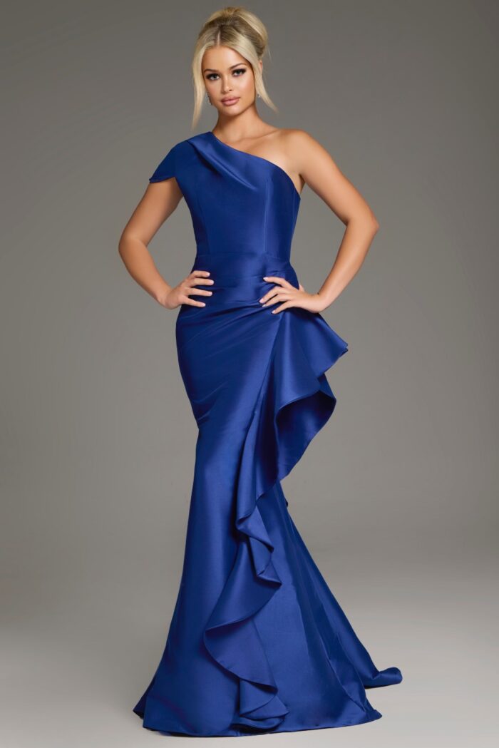 Formal Dresses Long Fitted Formal Mermaid Evening Dress Indigo