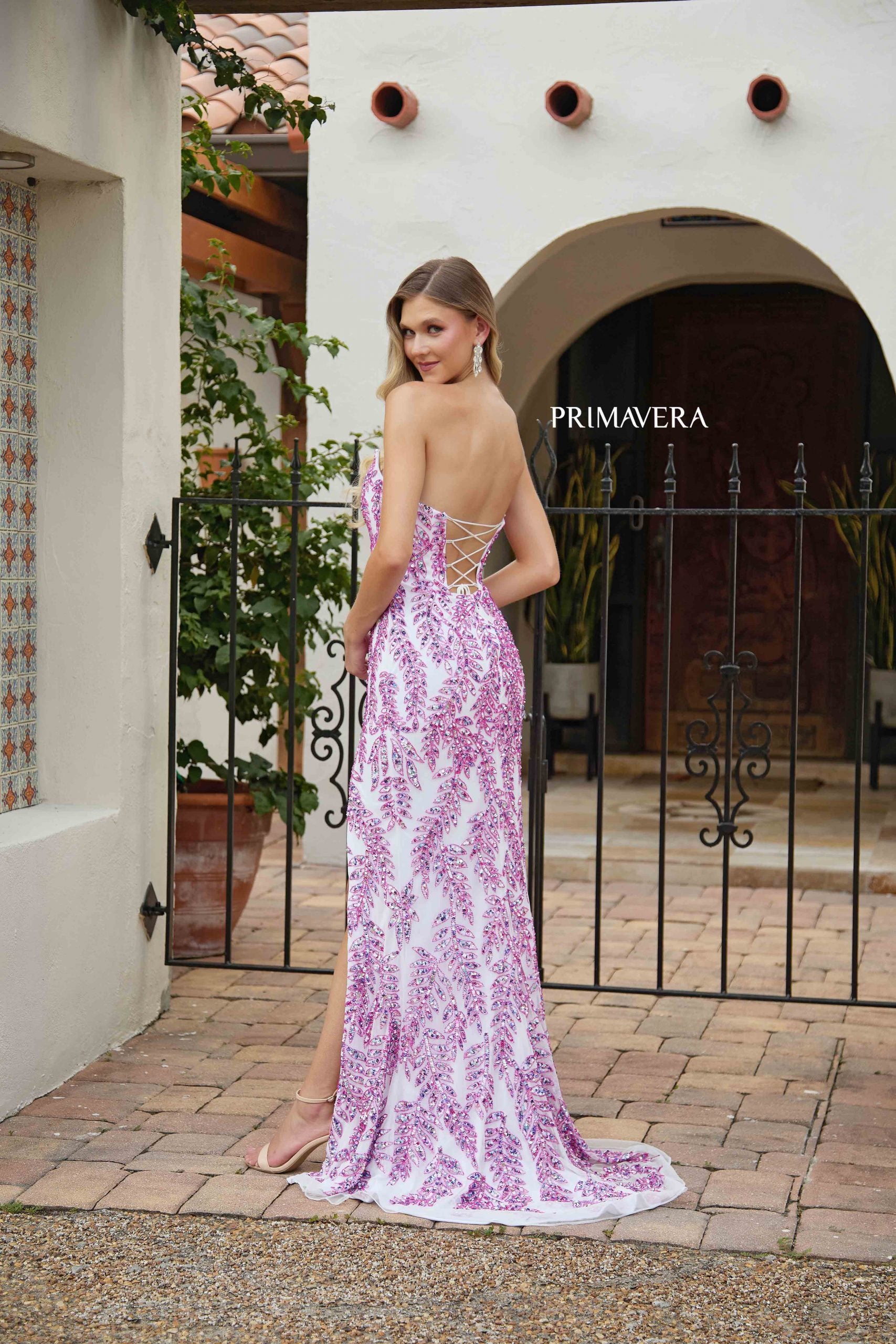Primavera Couture 4314 Sequin Long Formal Prom Dress