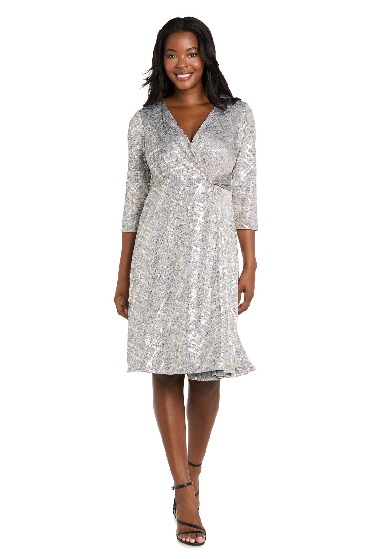 Cocktail Dresses Short Glitter Cocktail Dress Silver/Gold