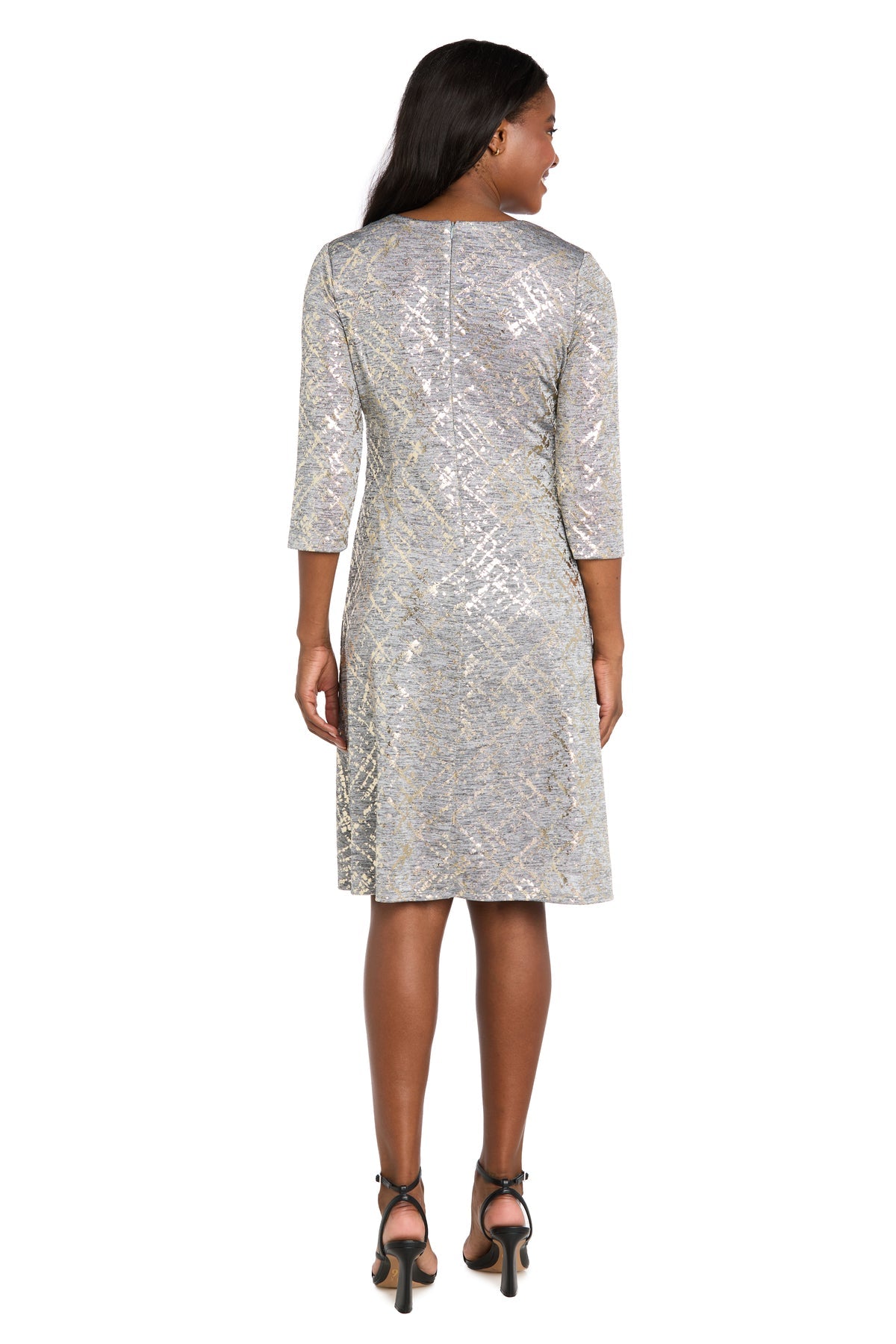 Cocktail Dresses Short Glitter Cocktail Dress Silver/Gold