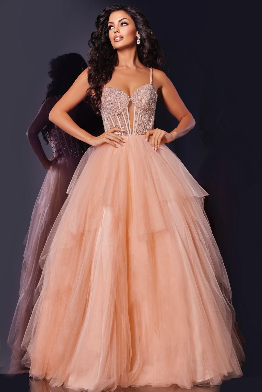 Prom Dresses Long Formal Ball Gown Prom Dress Blush