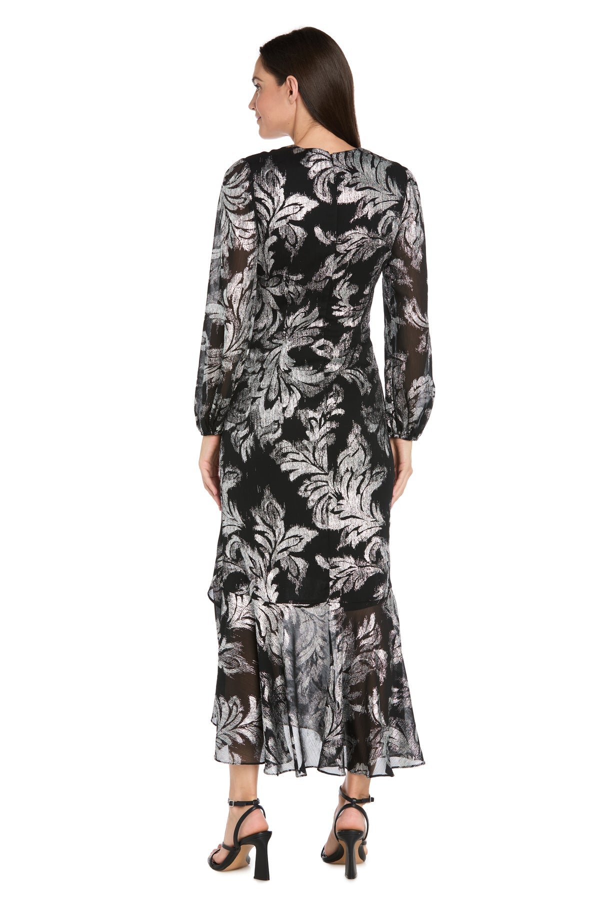 Cocktail Dresses Print Short Cocktail Dress Black/Silver