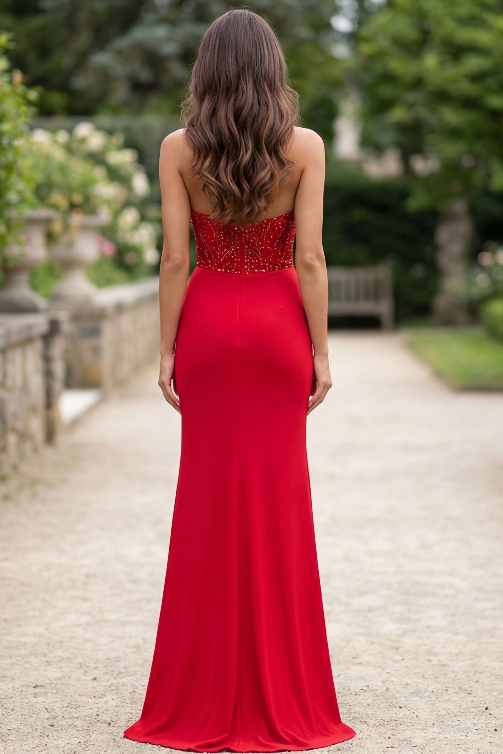 Prom Dresses Long Formal Beaded Evening Prom Dress Jovani 43589 Red